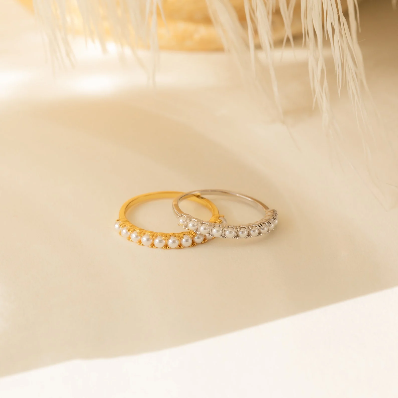 Crescent Pearl Ring - Image 3