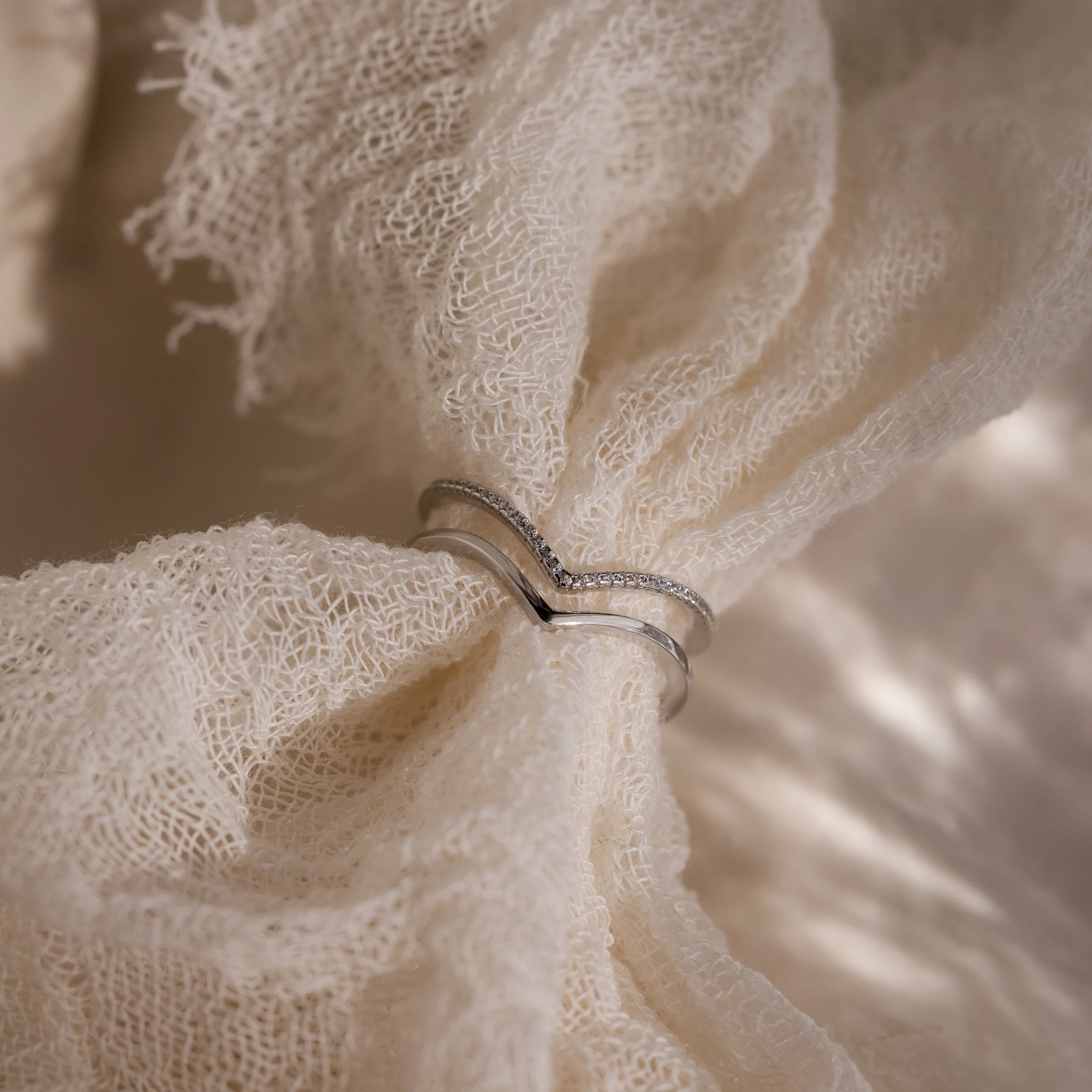 Curve Stacking Set in Silver - Image 6