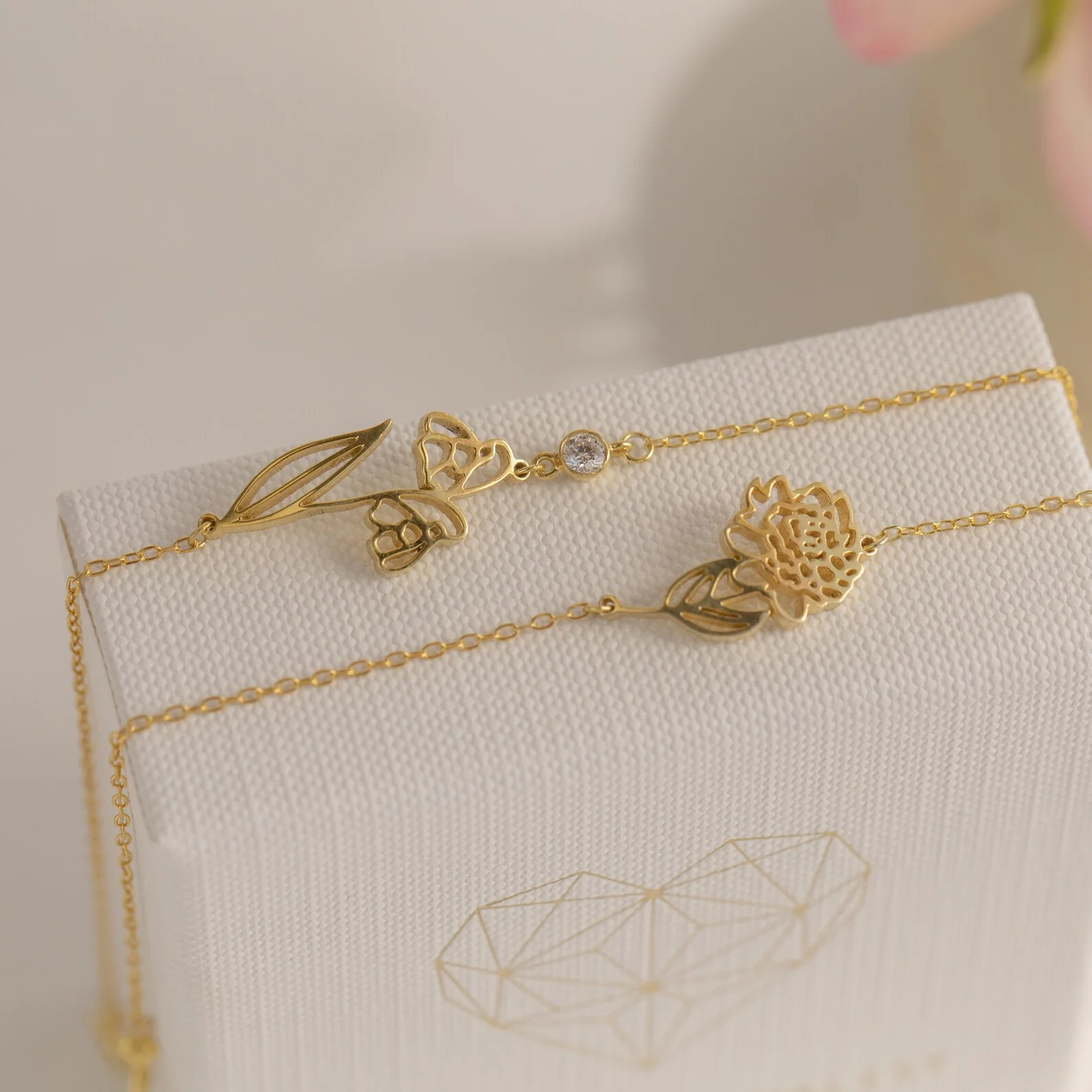 Custom Birth Flower Bracelet - Image 4