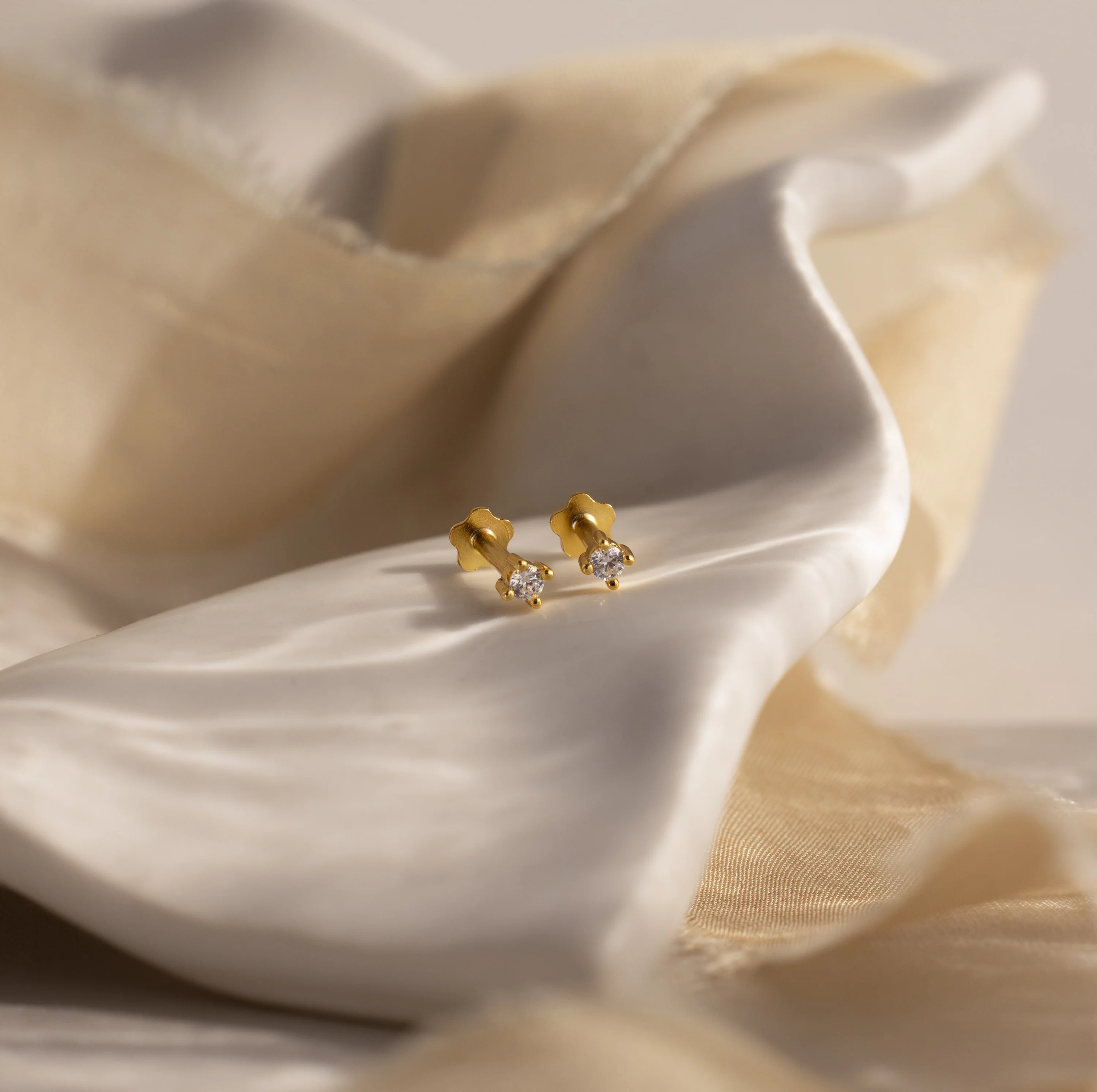 Dainty Birthstone Flatback Studs - Image 11