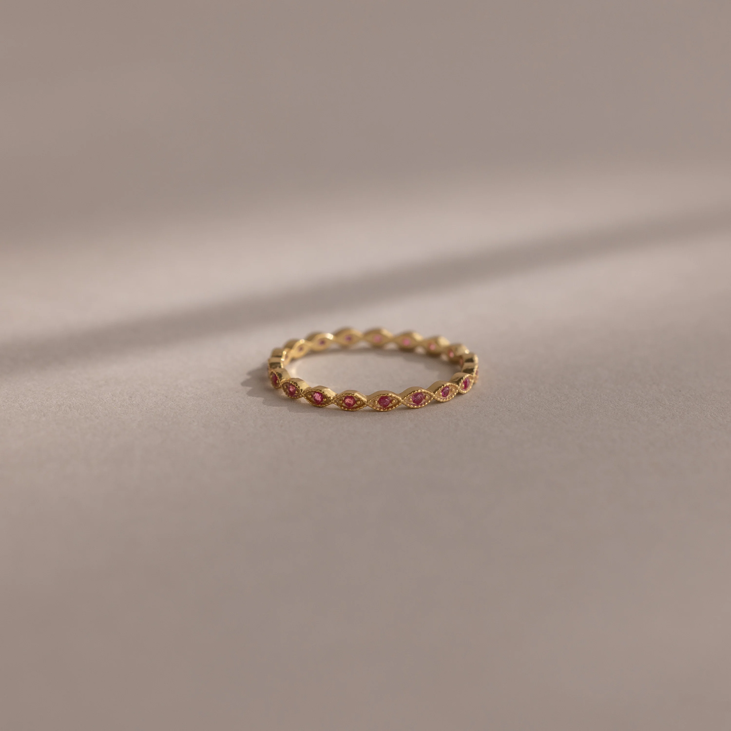 Dainty Marquise Ruby Ring