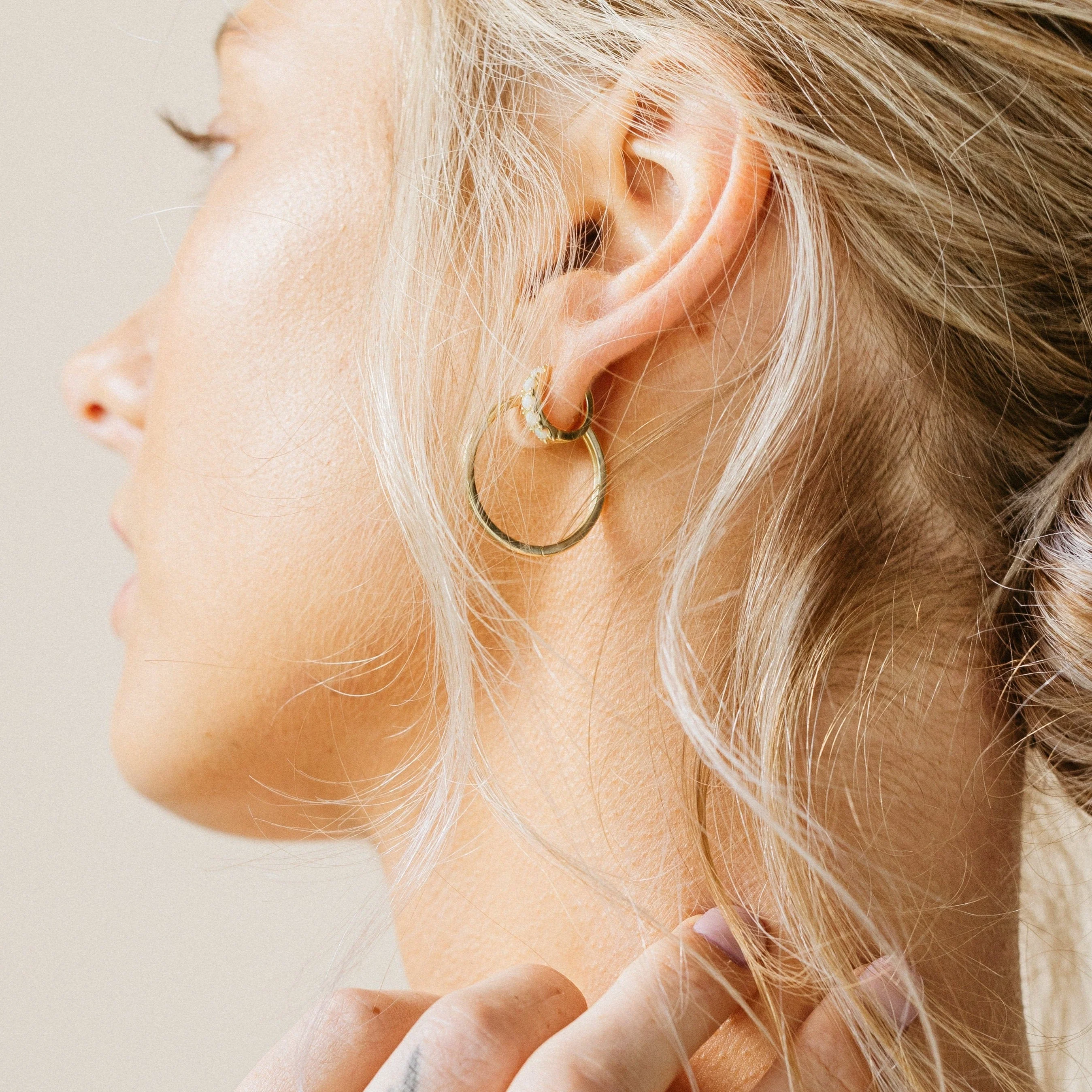 Dainty Opal Earrings Set - Image 7