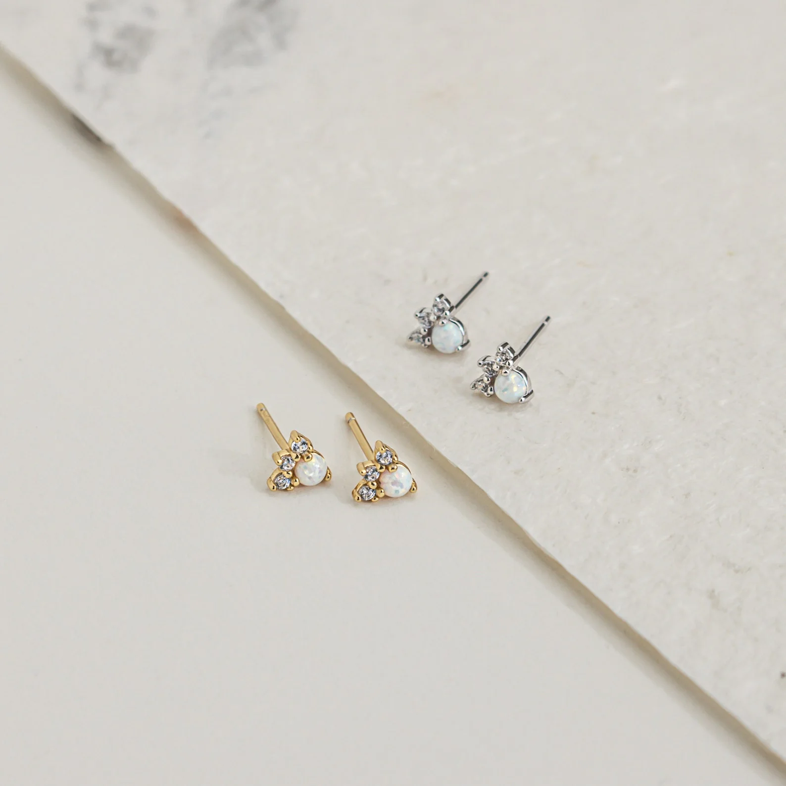 Dainty Opal Earrings Set - Image 8
