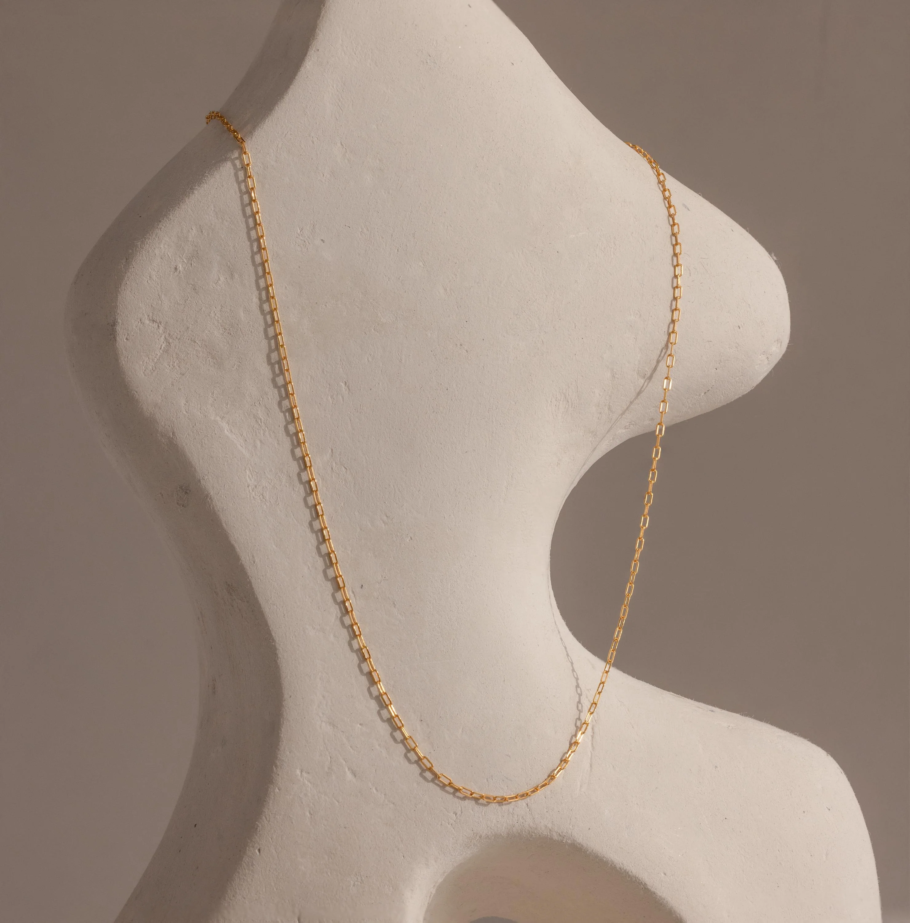 Dainty Paperclip Necklace - Image 8
