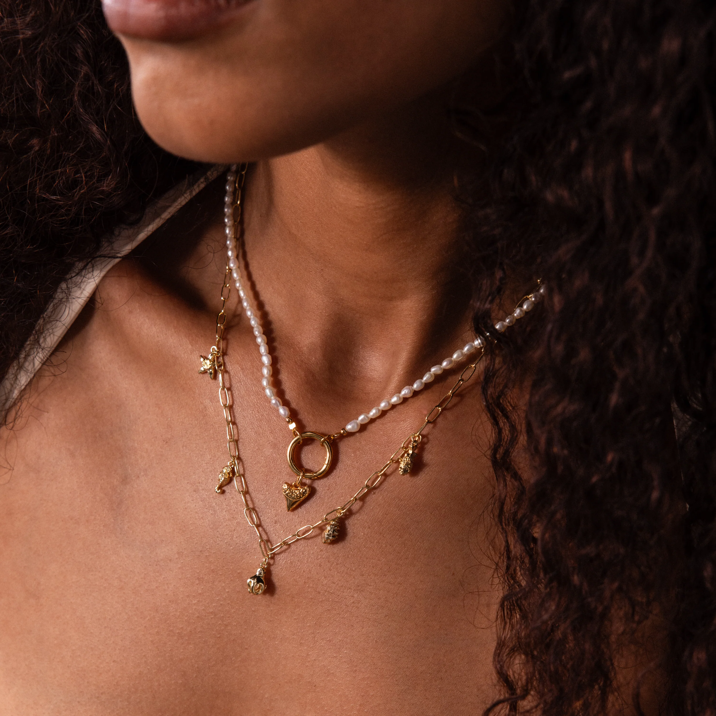 Dainty Shark Tooth Charm - Image 5