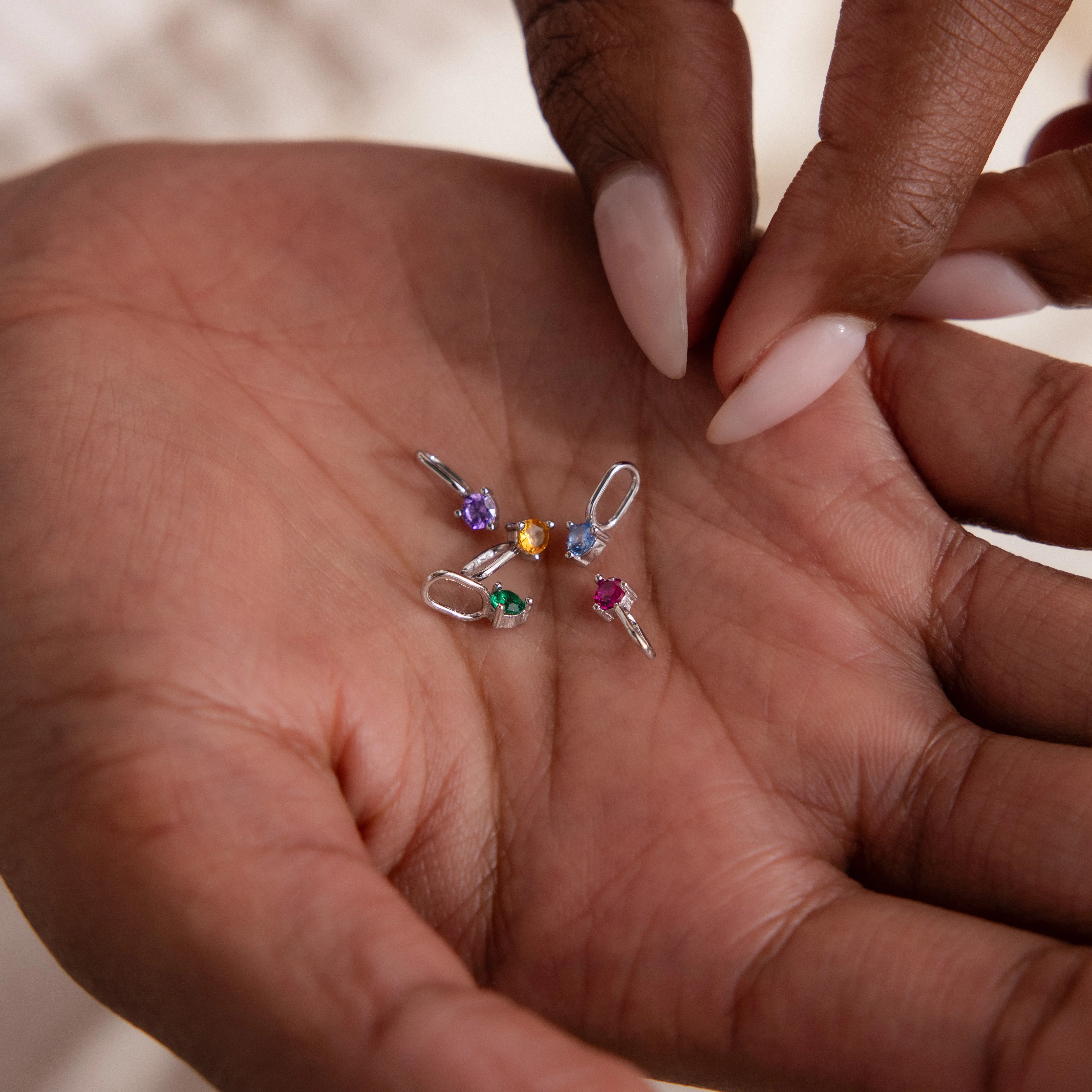 Dainty Pink Ruby Charm - Image 8