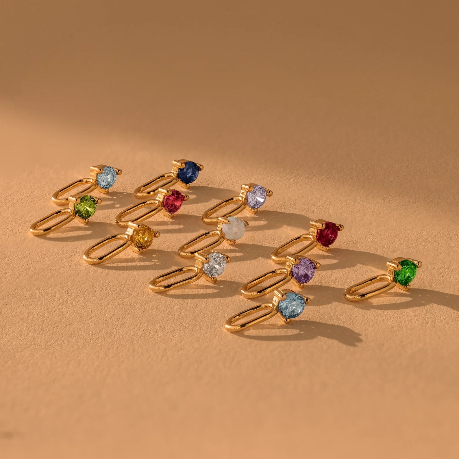 Dainty Peridot Charm - Image 5