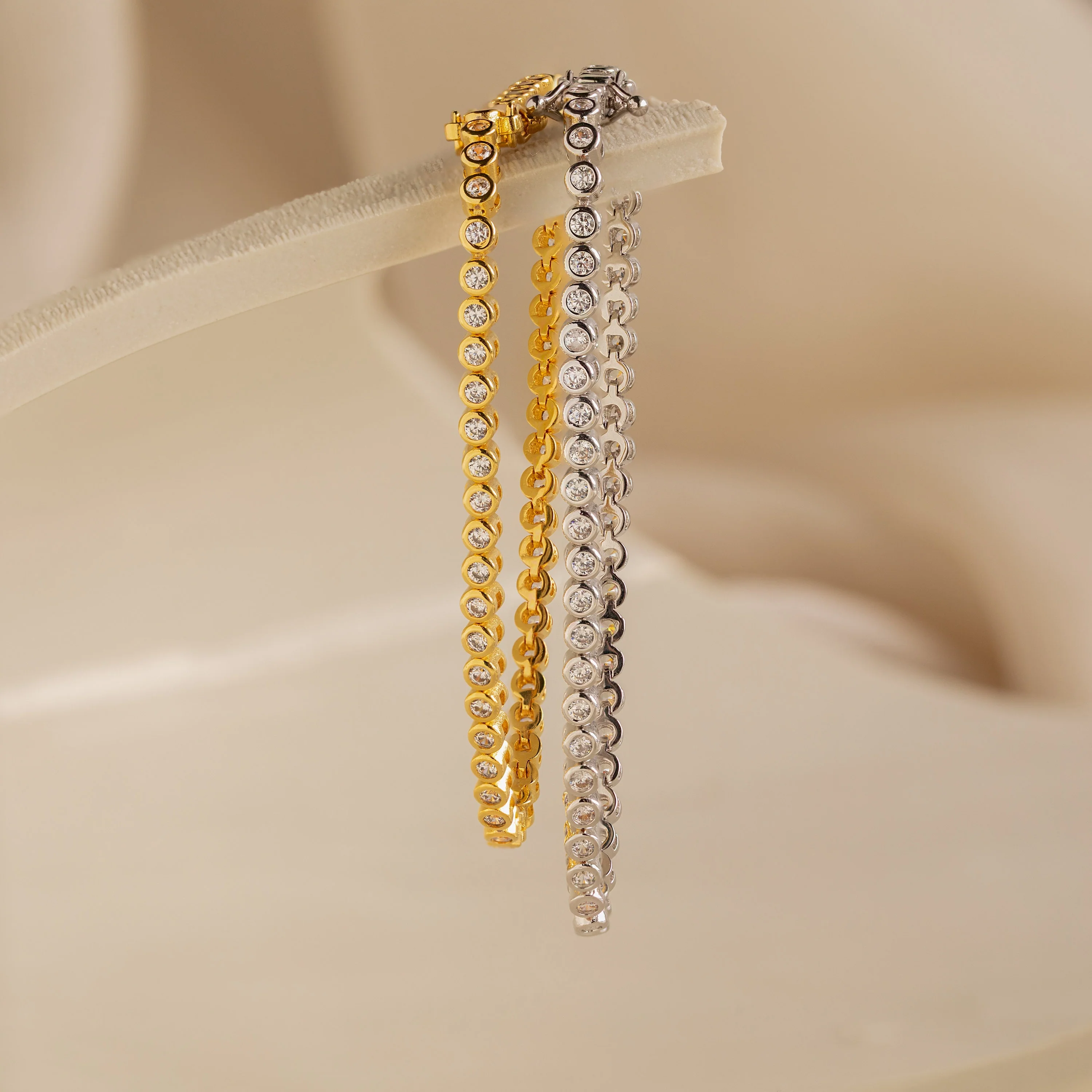 Diamond Bezel Tennis Bracelet - Image 5