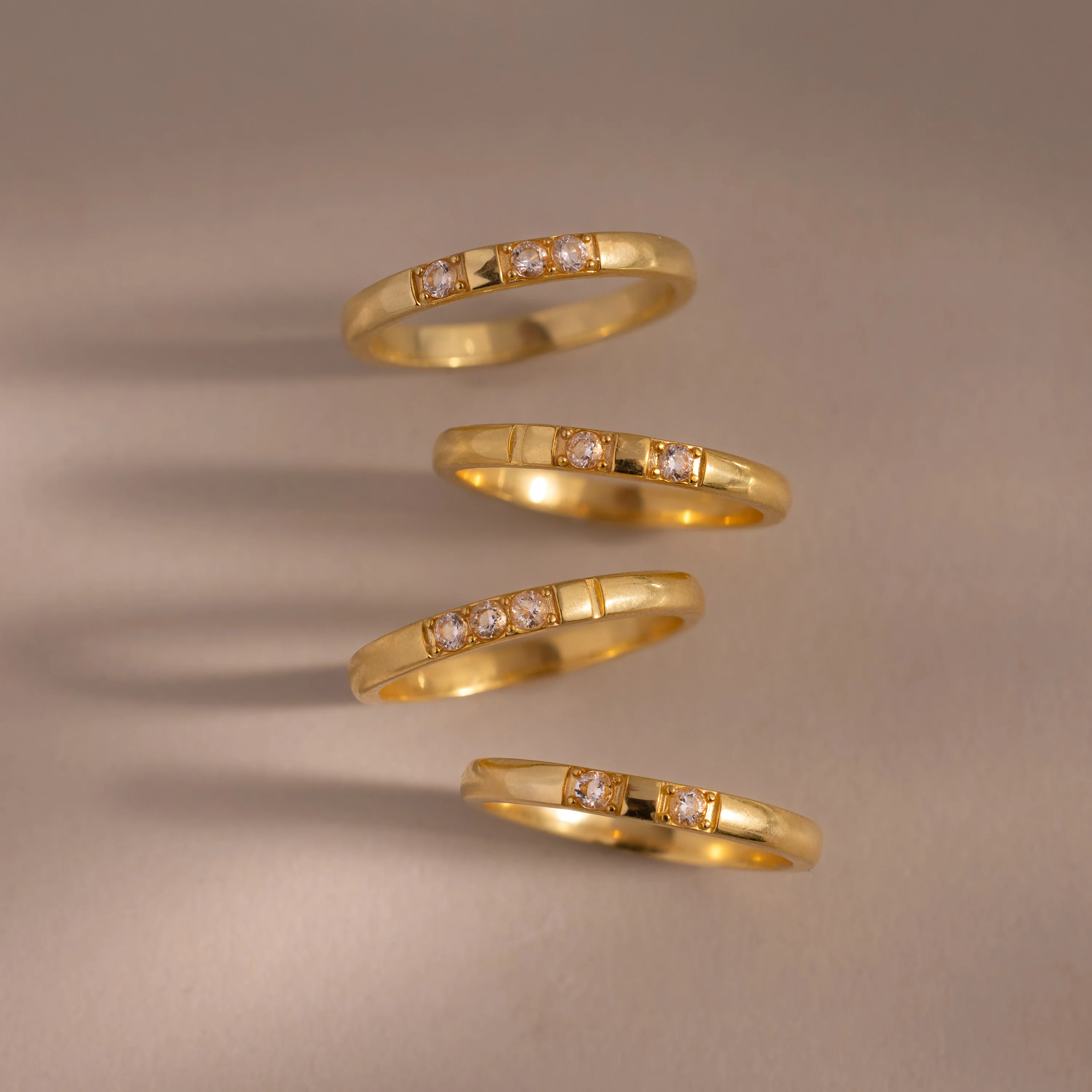 Diamond Morse Code Ring in 18K Gold - Image 5