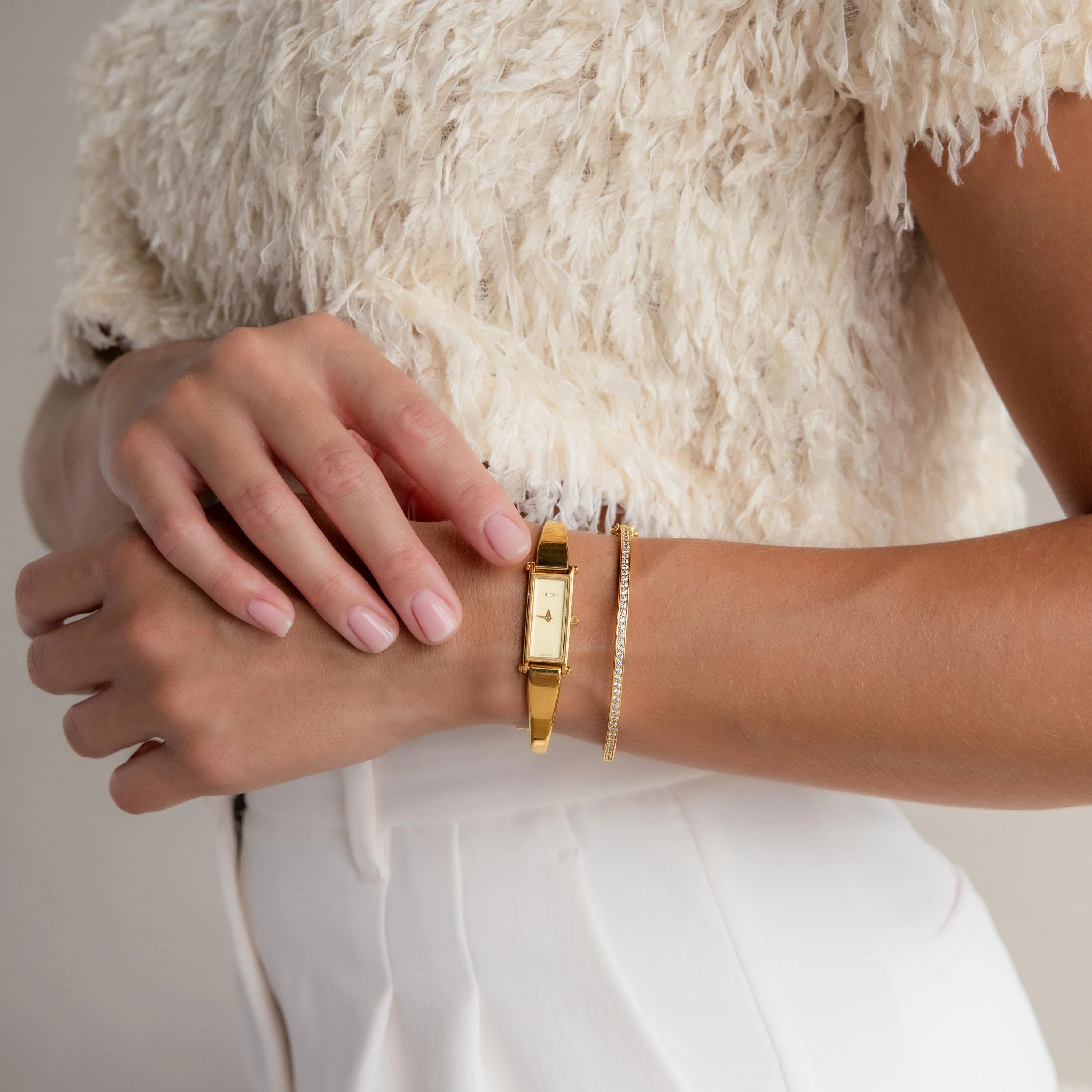 Diamond Tennis Bangle - Image 6