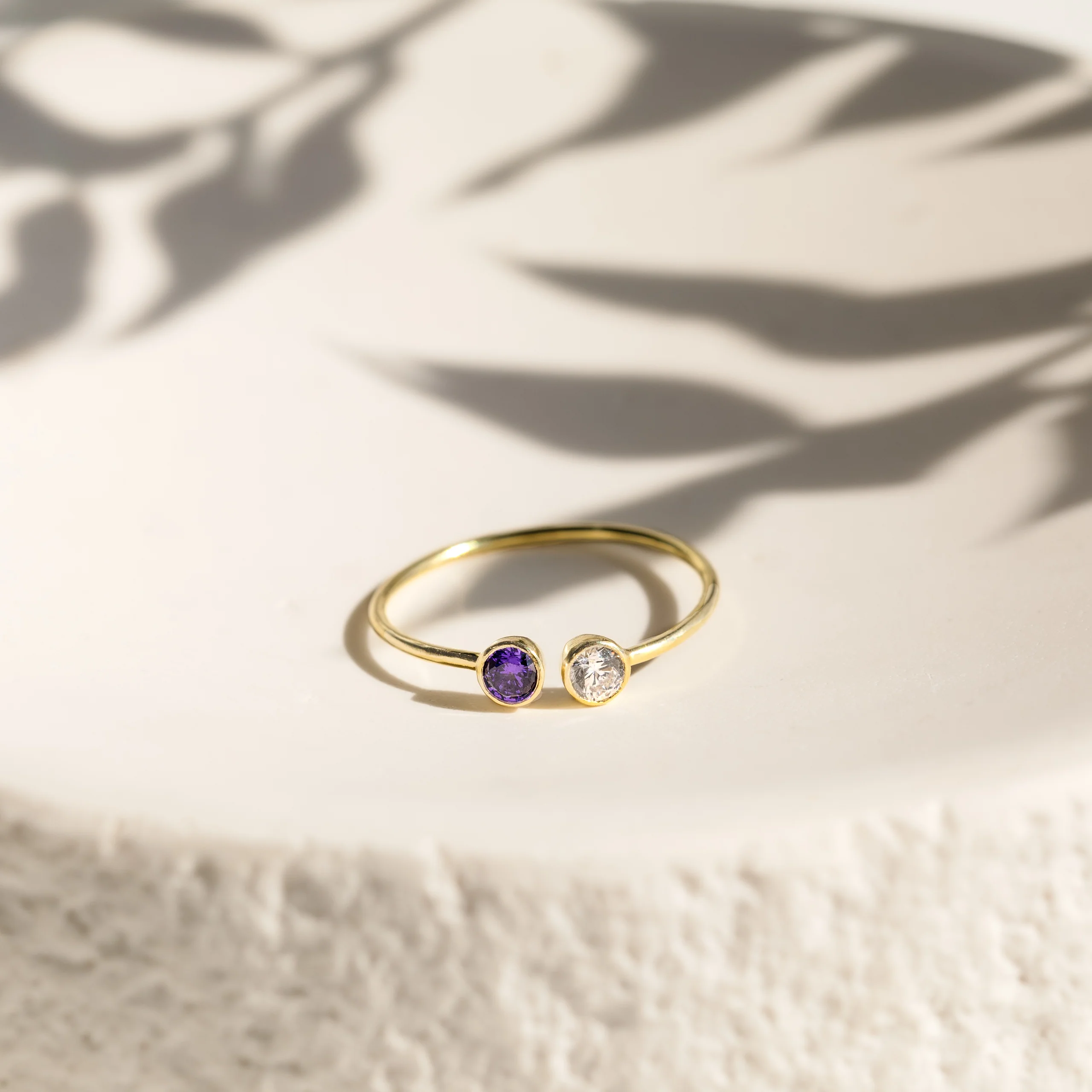 Dual Birthstone Ring - Image 5