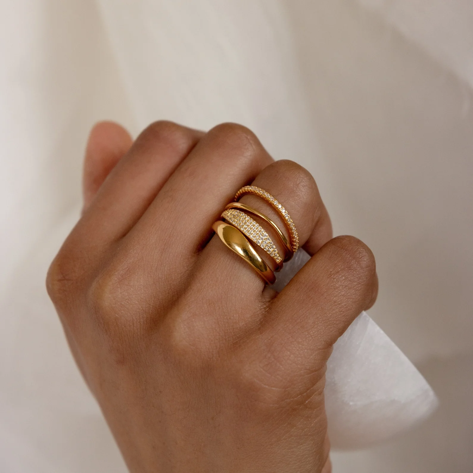Duo Form Ring Set - Image 5