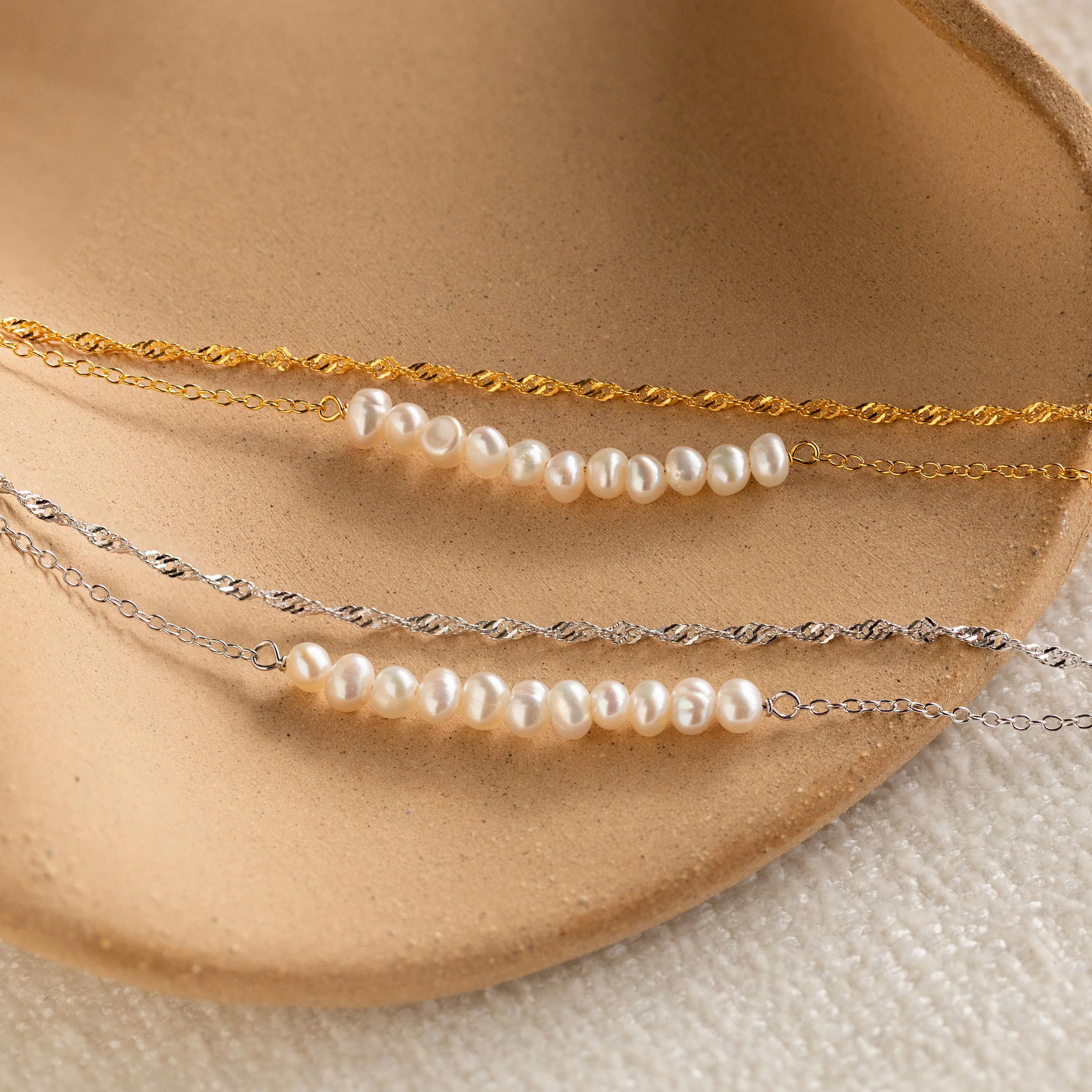 Duo Pearl Twist Bracelet - Image 5