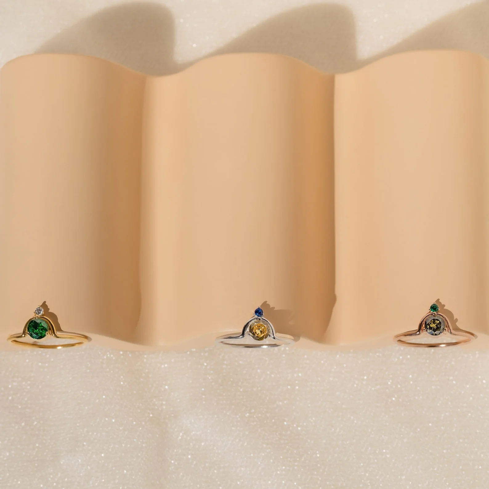 Duo Vintage Birthstone Ring - Image 6