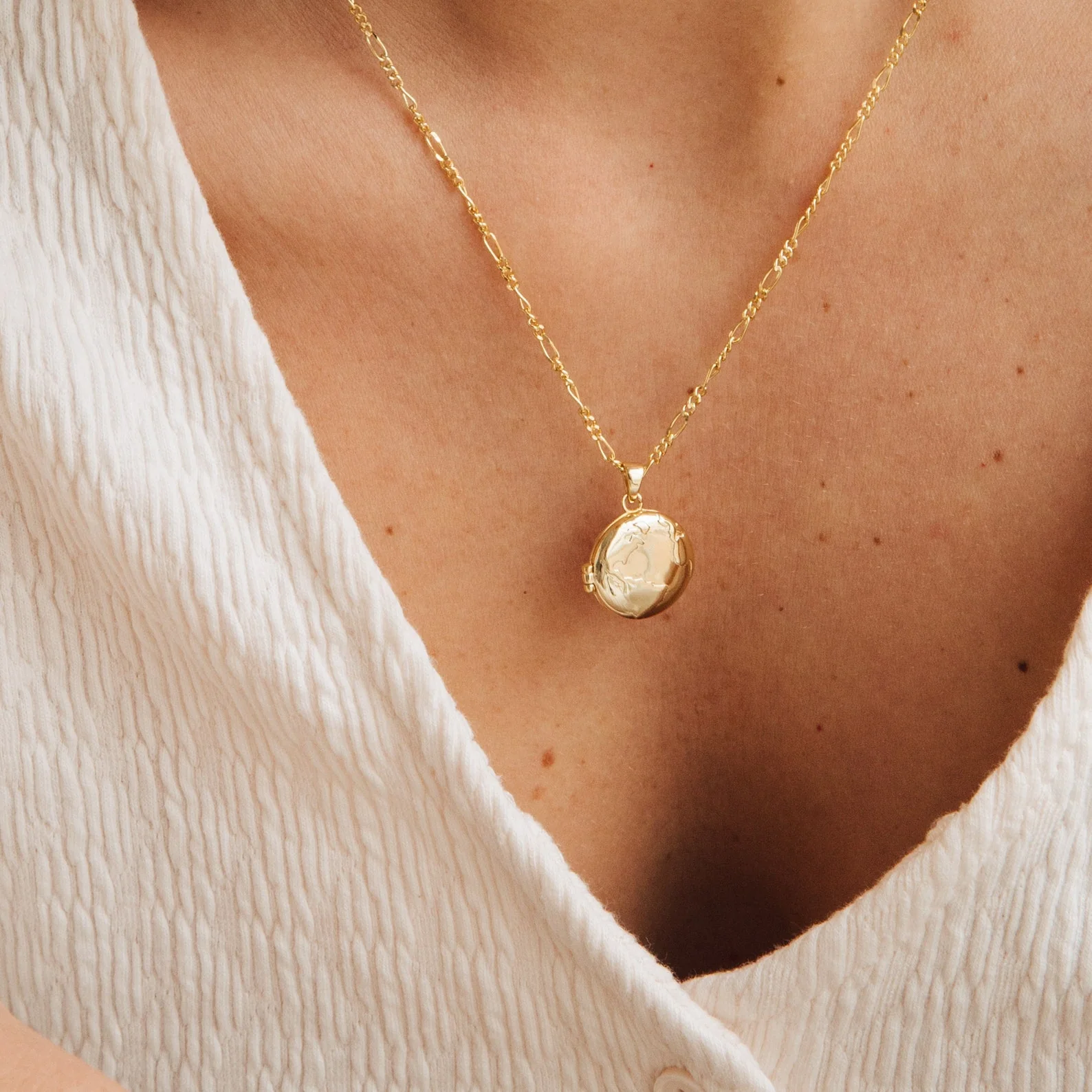 Earth Locket Necklace - Image 7