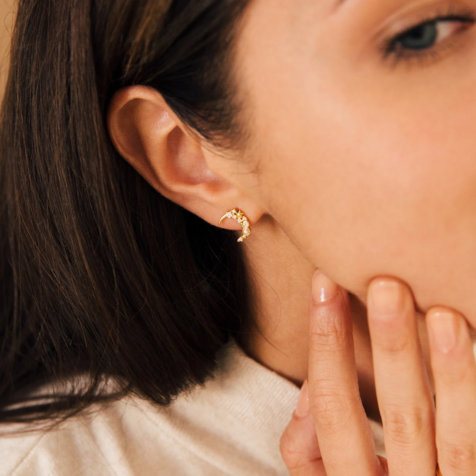 Eclipse Moon Studs - Image 4
