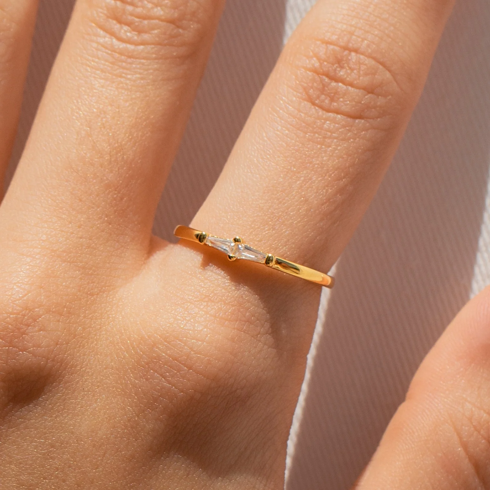 Eleanor Baguette Diamond Ring - Image 2