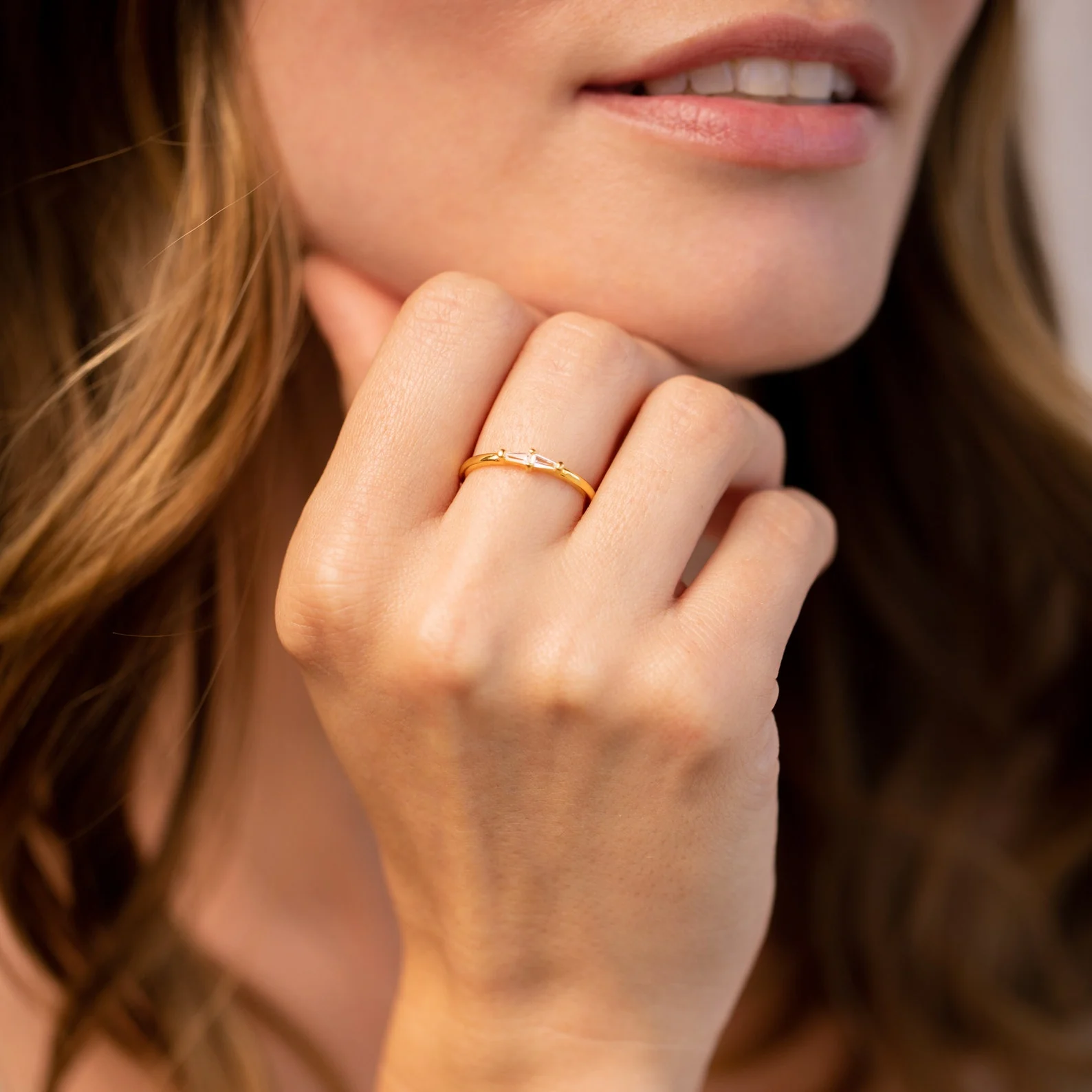 Eleanor Baguette Diamond Ring - Image 4