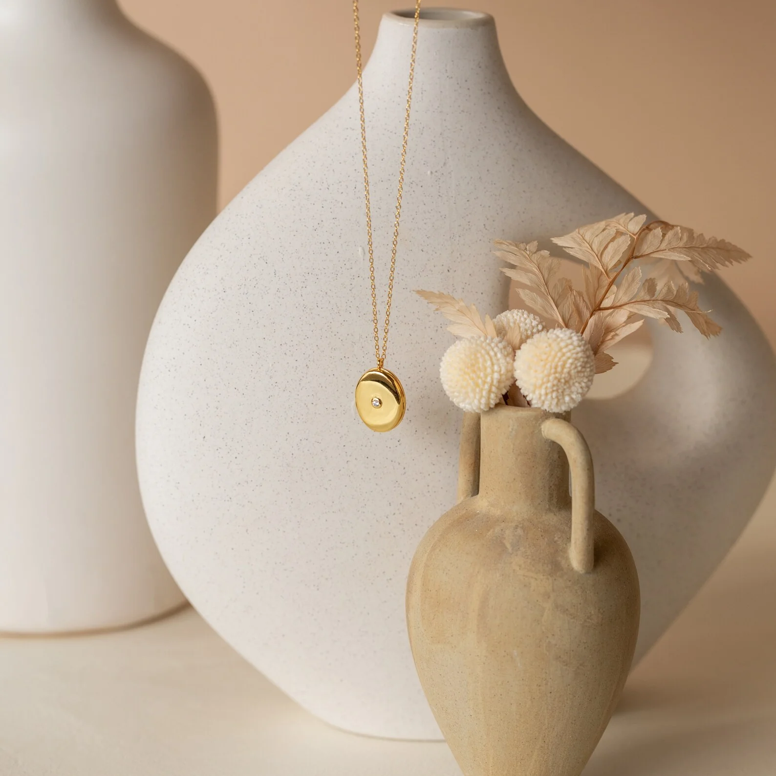 Eliza Oval Locket Necklace - Image 7