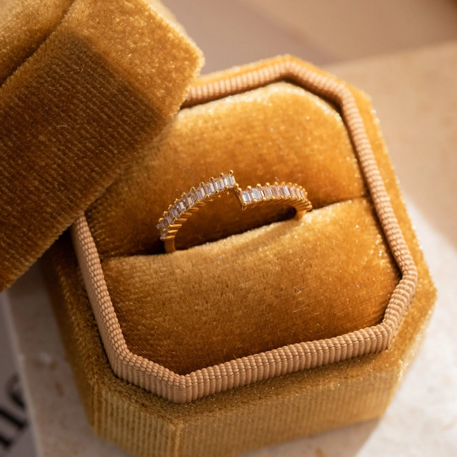 Elora Baguette Wrap Ring - Image 7