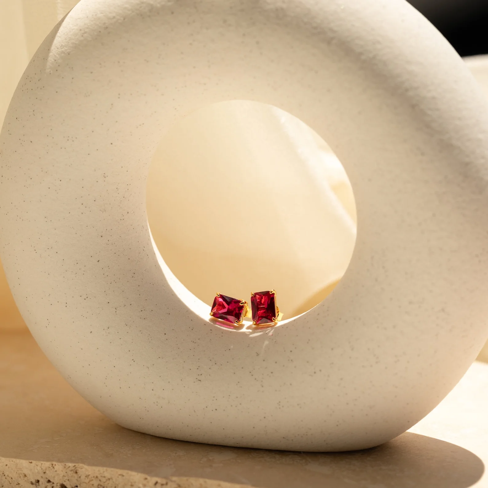 Emerald Birthstone Studs - Image 6