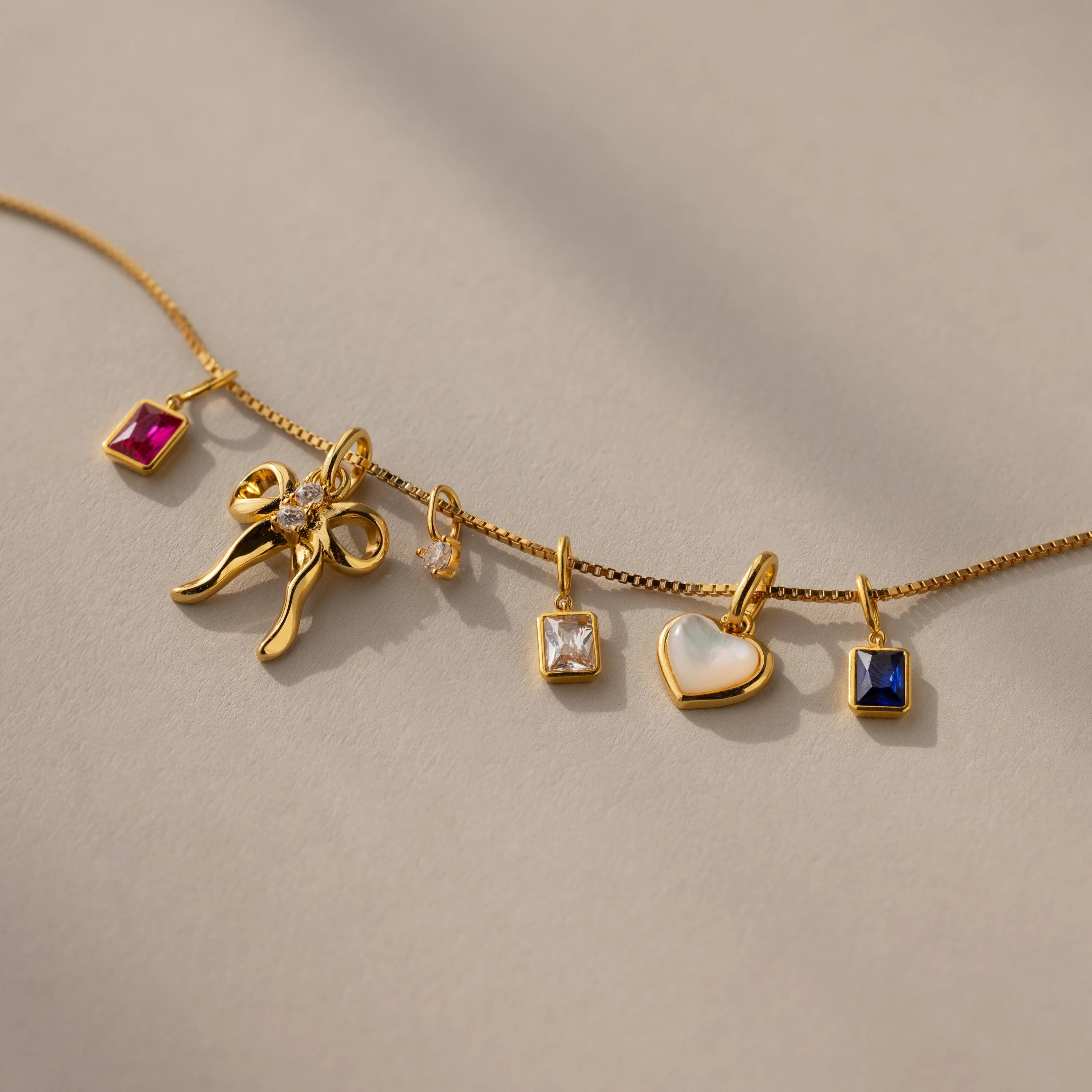 Emerald Cut Ruby Charm - Image 7