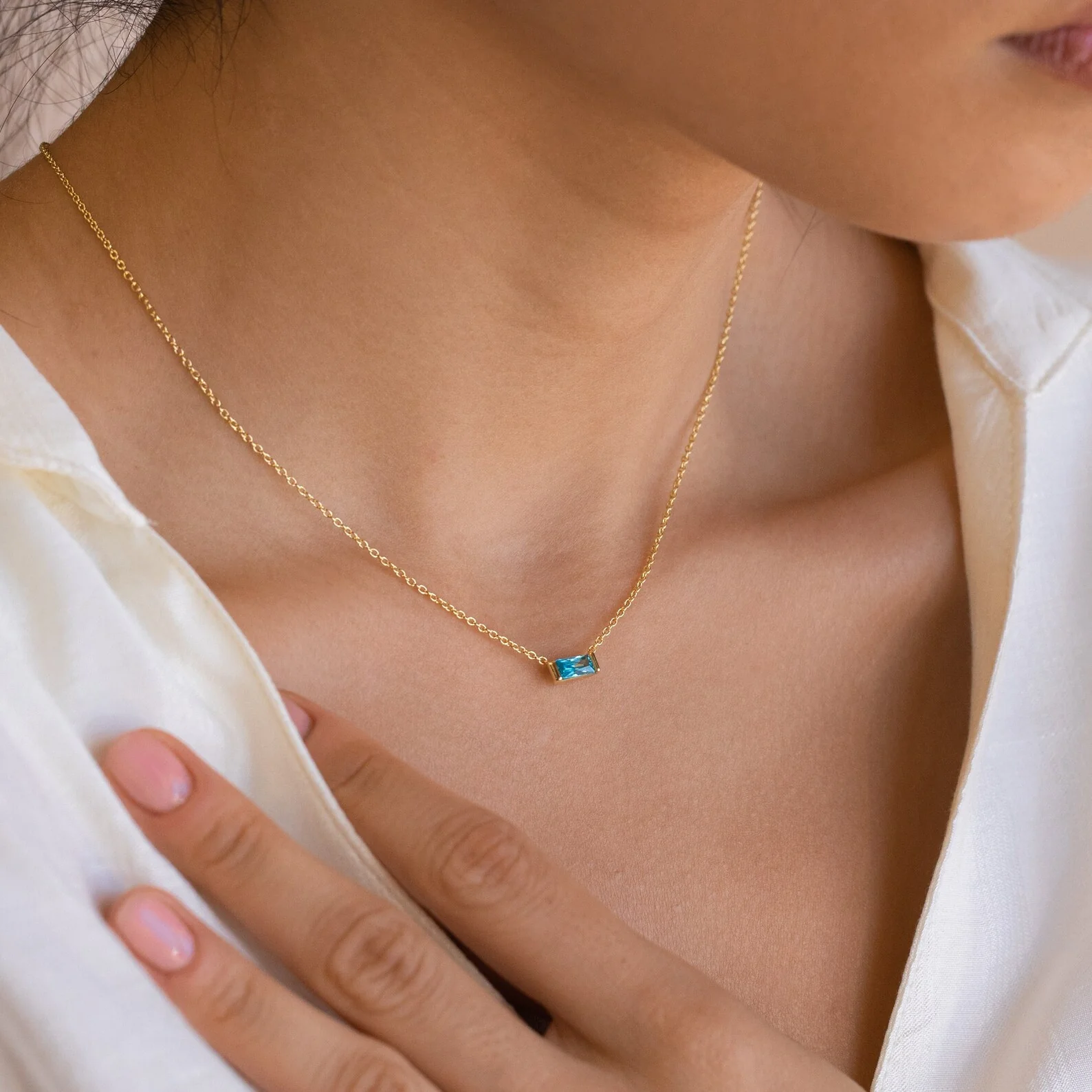 Emery Birthstone Necklace - Image 4