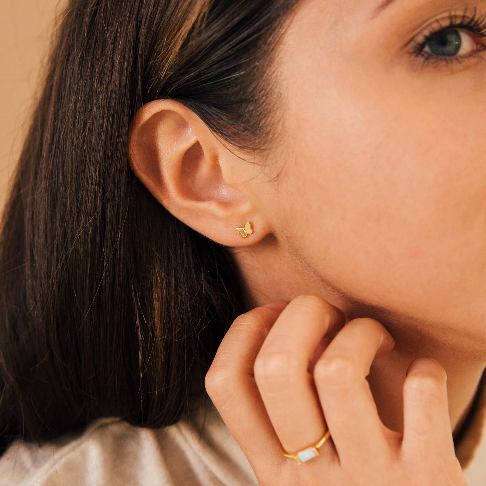 Emilia Butterfly Studs - Image 4