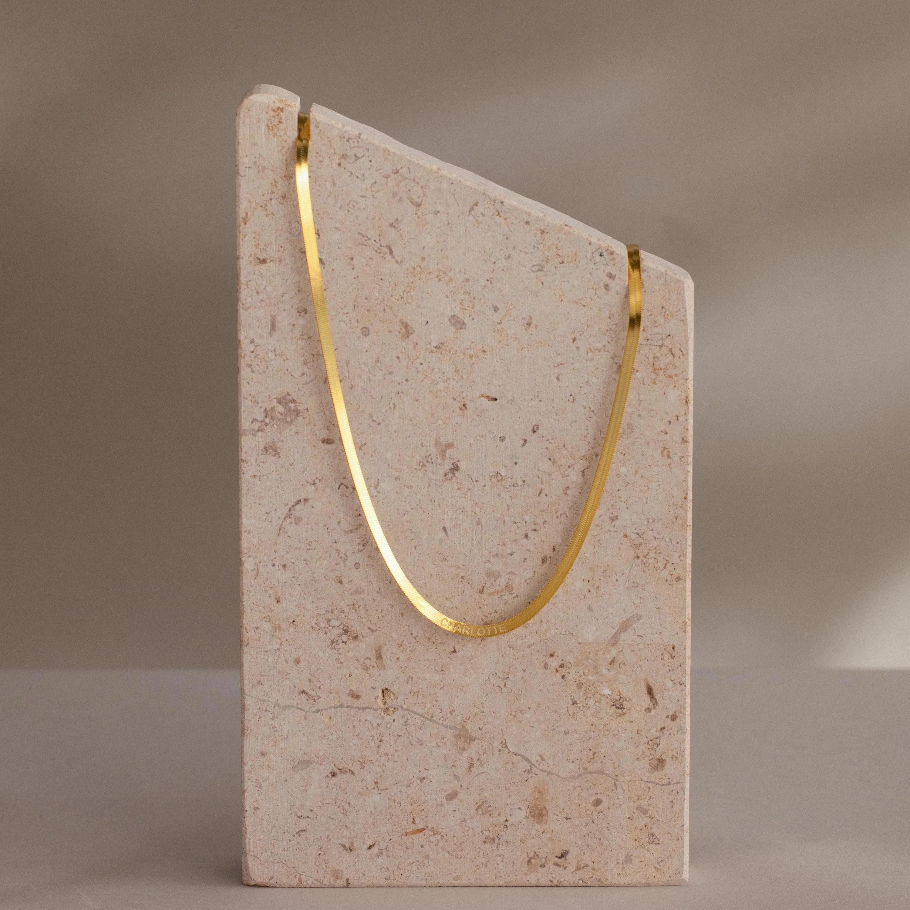 Engraved Herringbone Name Necklace - Image 7
