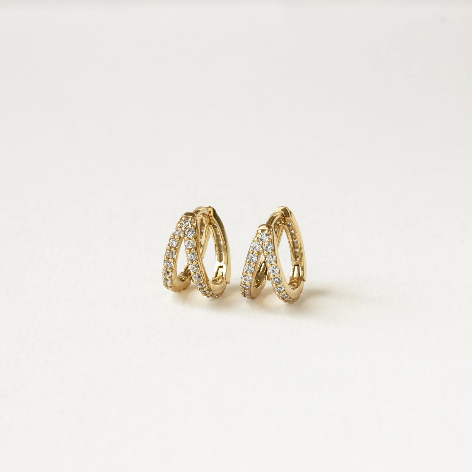Esther Duo Pave Huggies - Image 2
