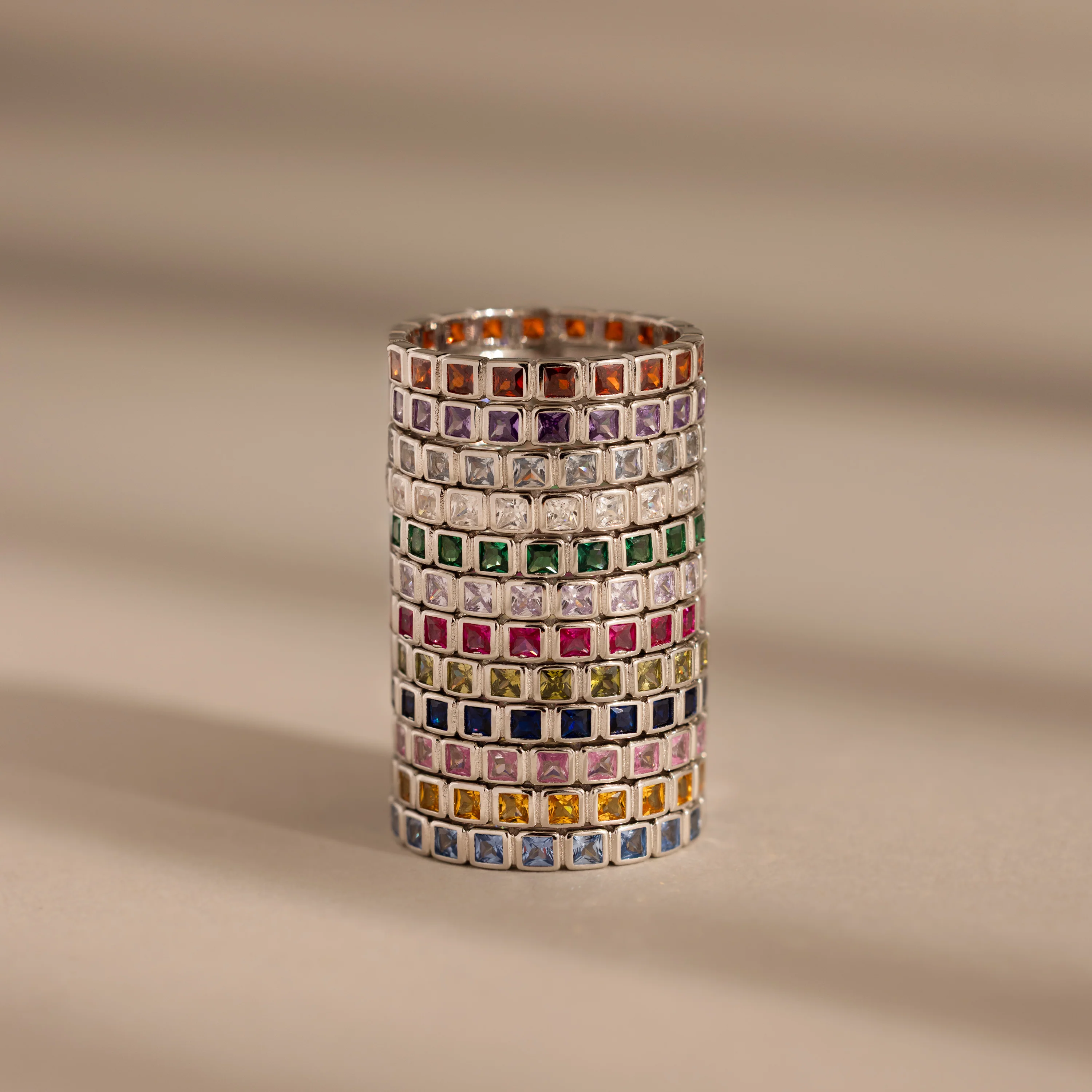 Eternity Bezel Birthstone Ring - Image 8