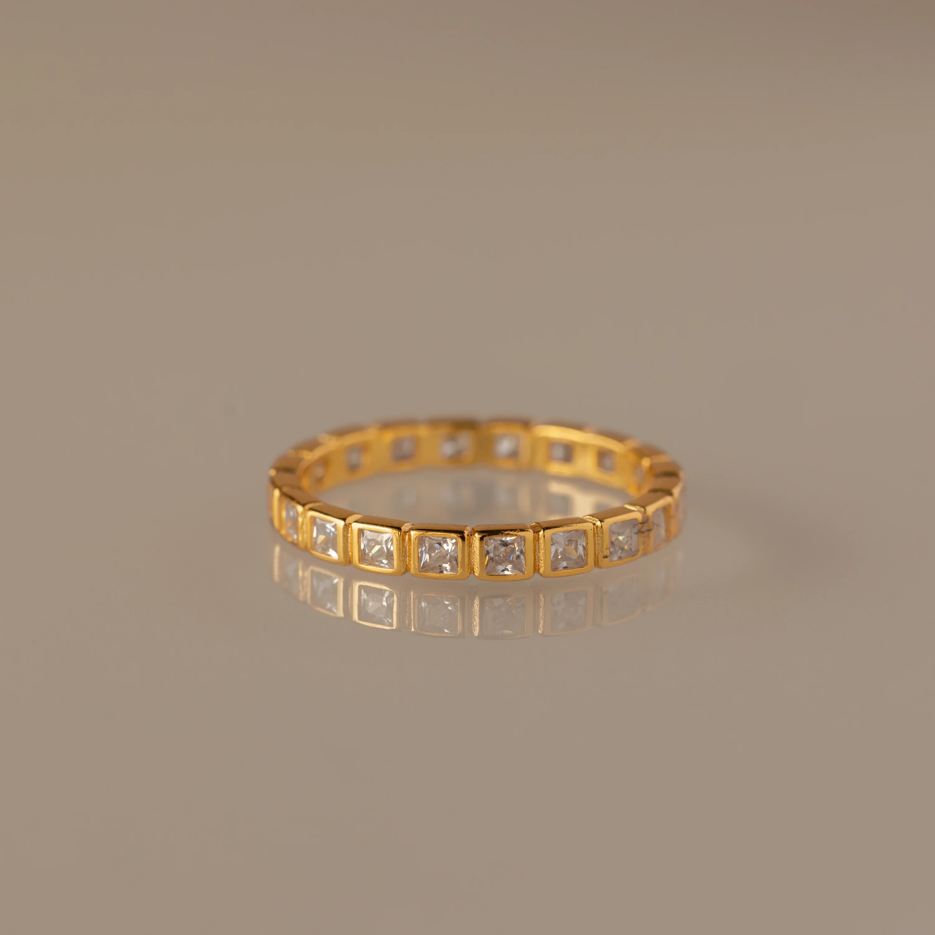 Eternity Bezel Diamond Ring