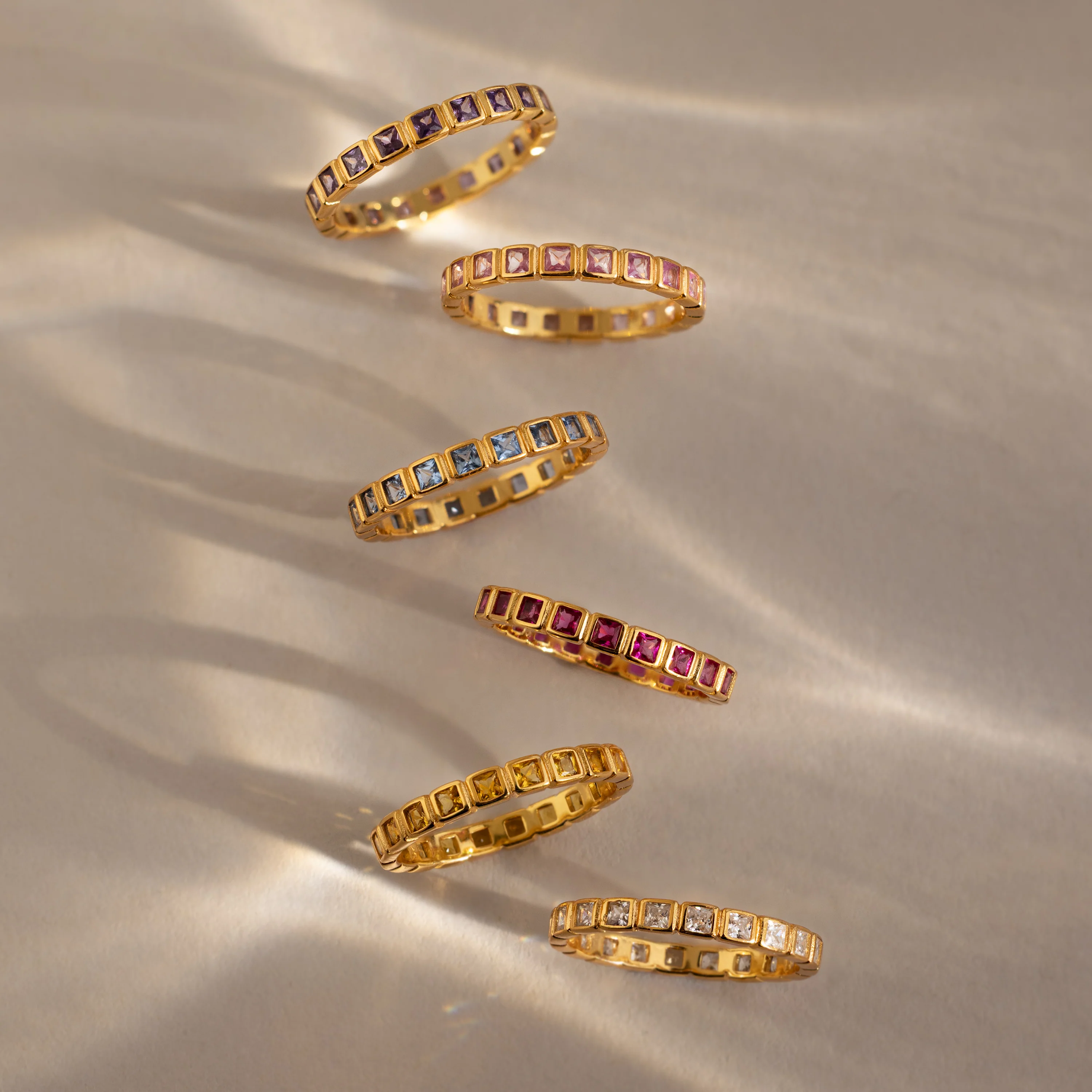 Eternity Bezel Peridot Ring - Image 5