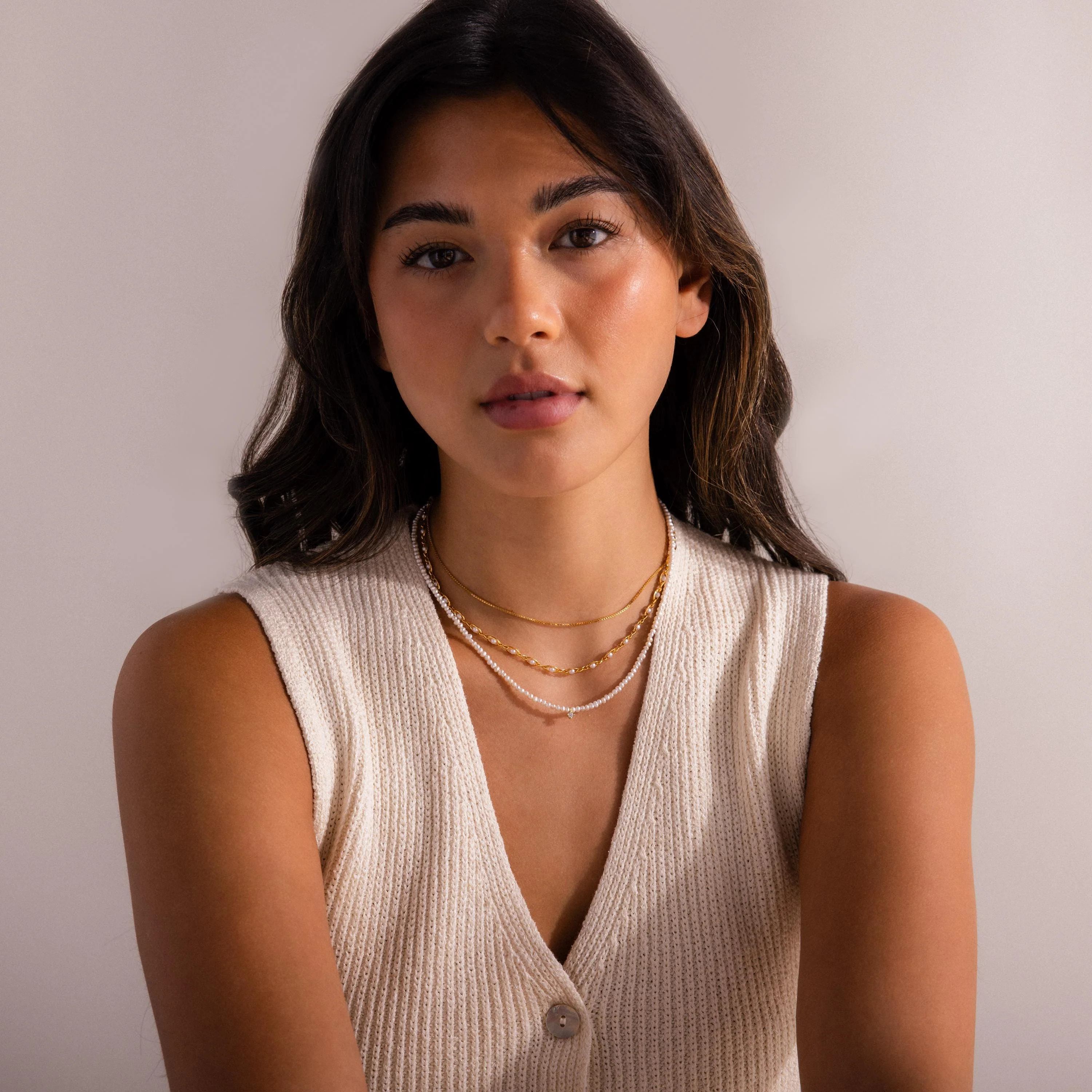 Eternity Pearl Choker Necklace - Image 7