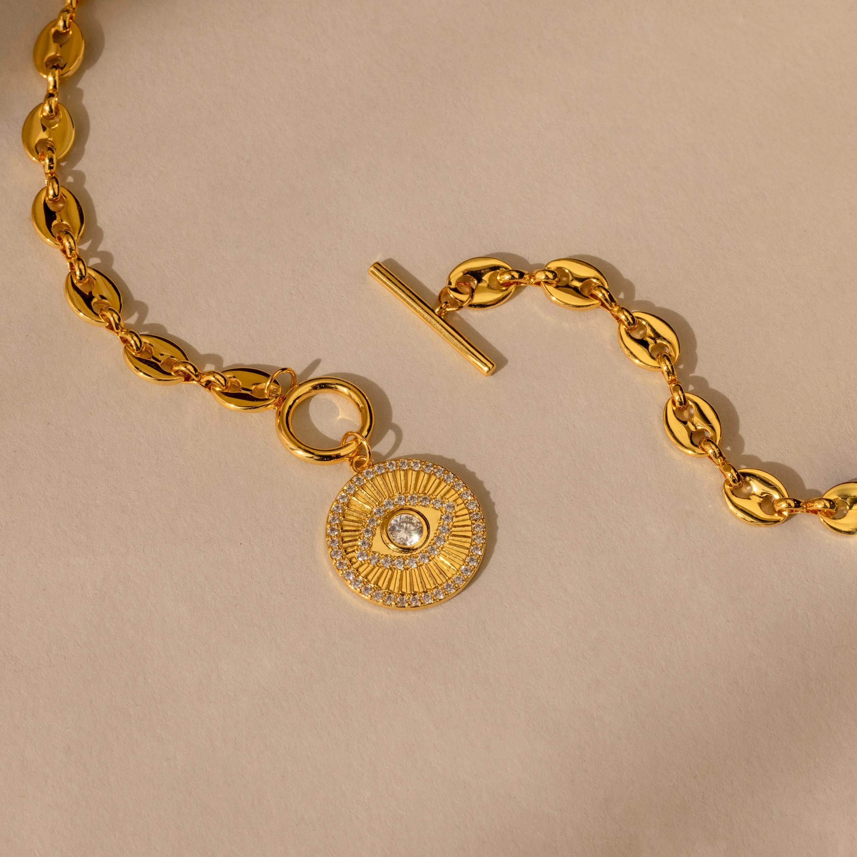 Evil Eye Toggle Necklace - Image 7