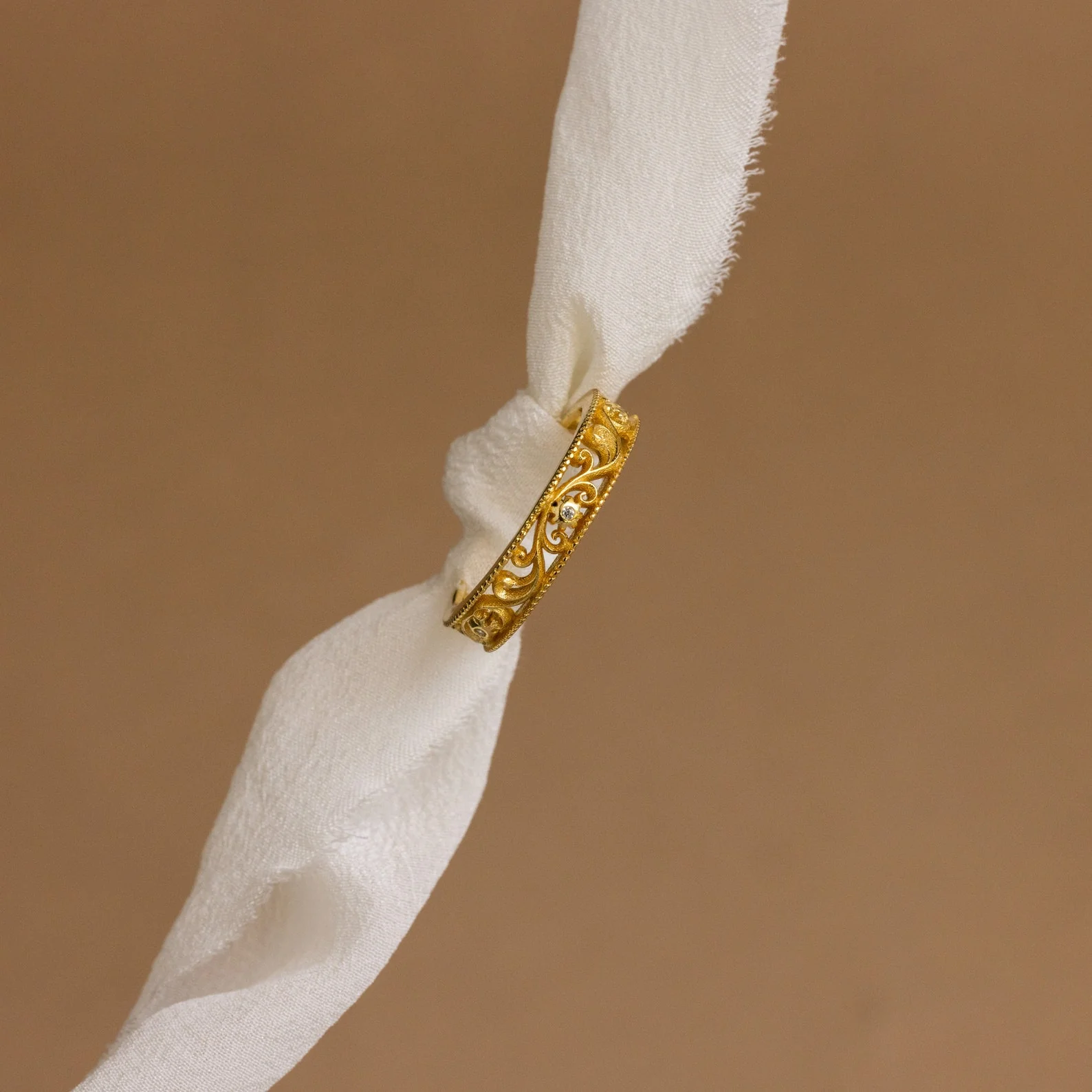 Filigree Flower Ring - Image 5