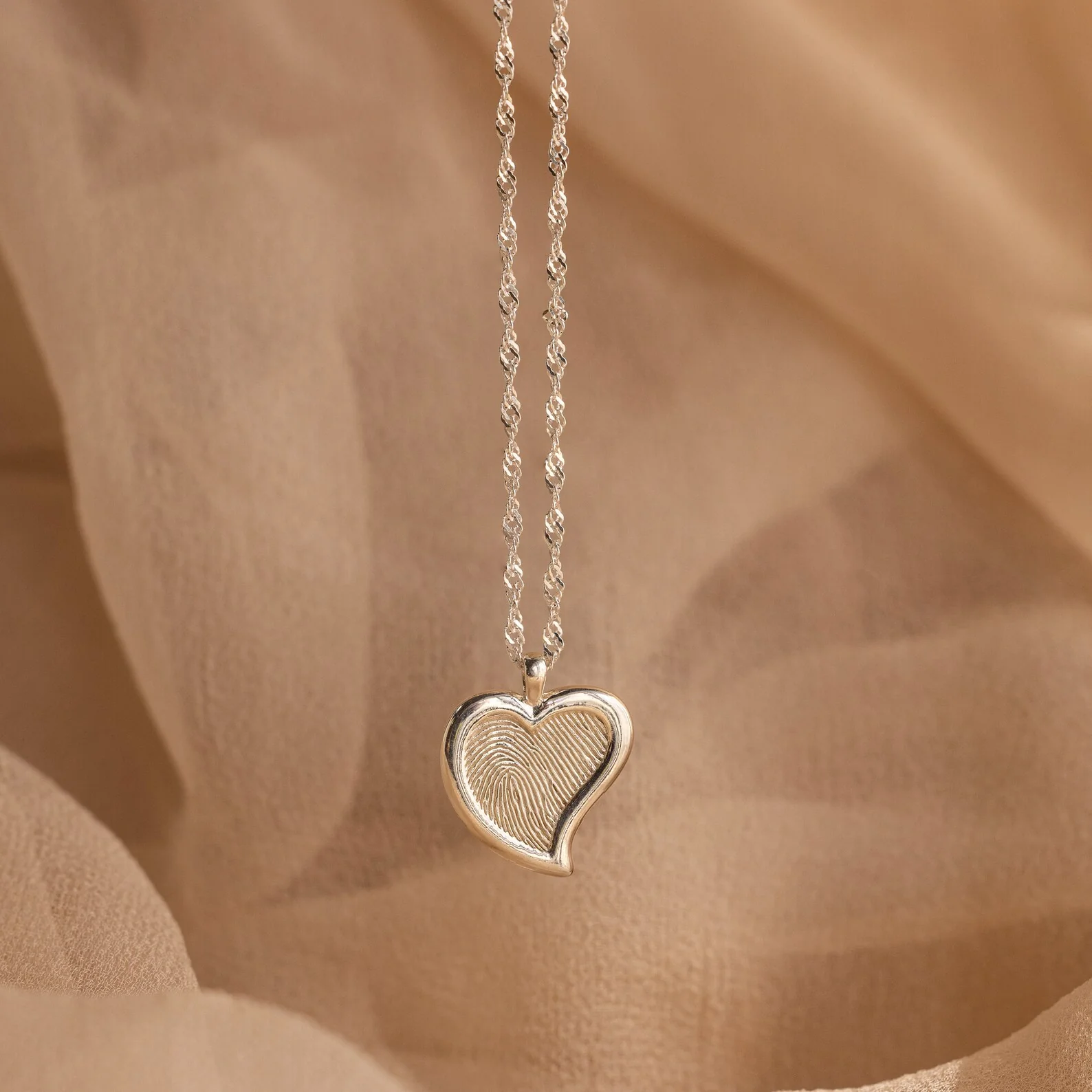 Fingerprint Heart Necklace - Image 5