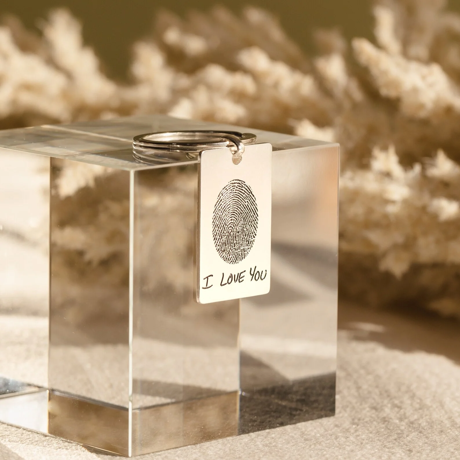 Fingerprint Rectangle Keychain - Image 5