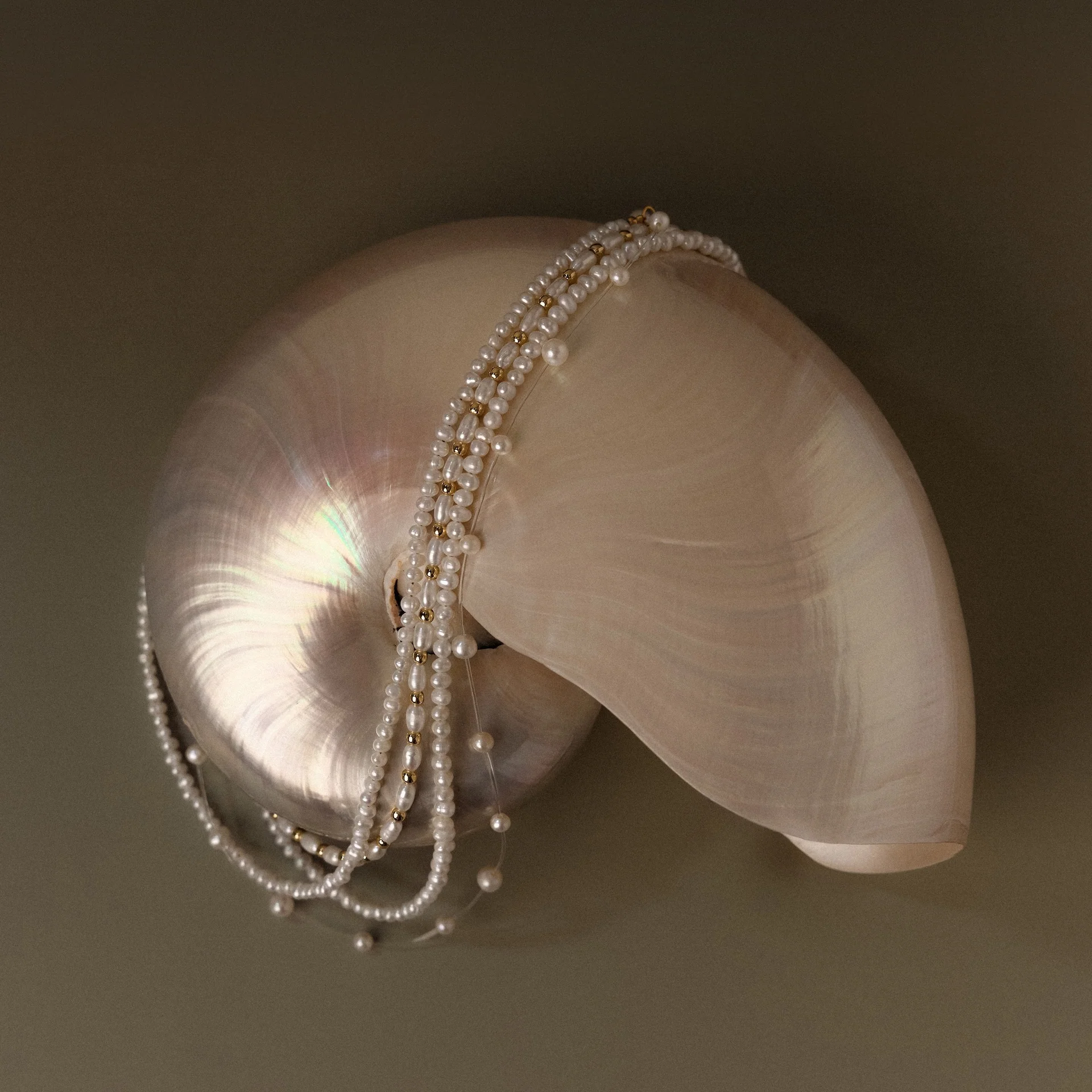 Floating Pearl Necklace - Image 7