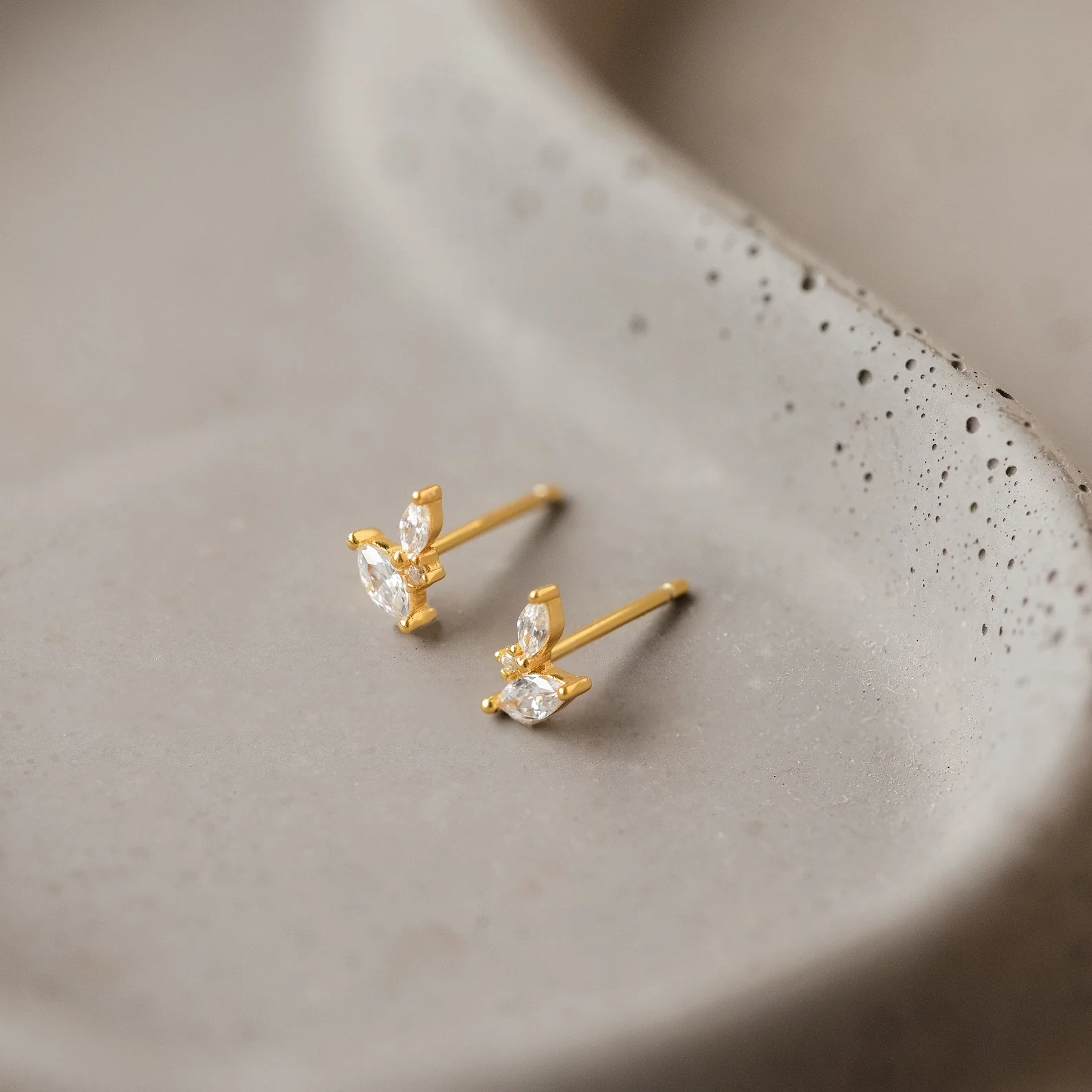 Flora Marquise Studs - Image 6