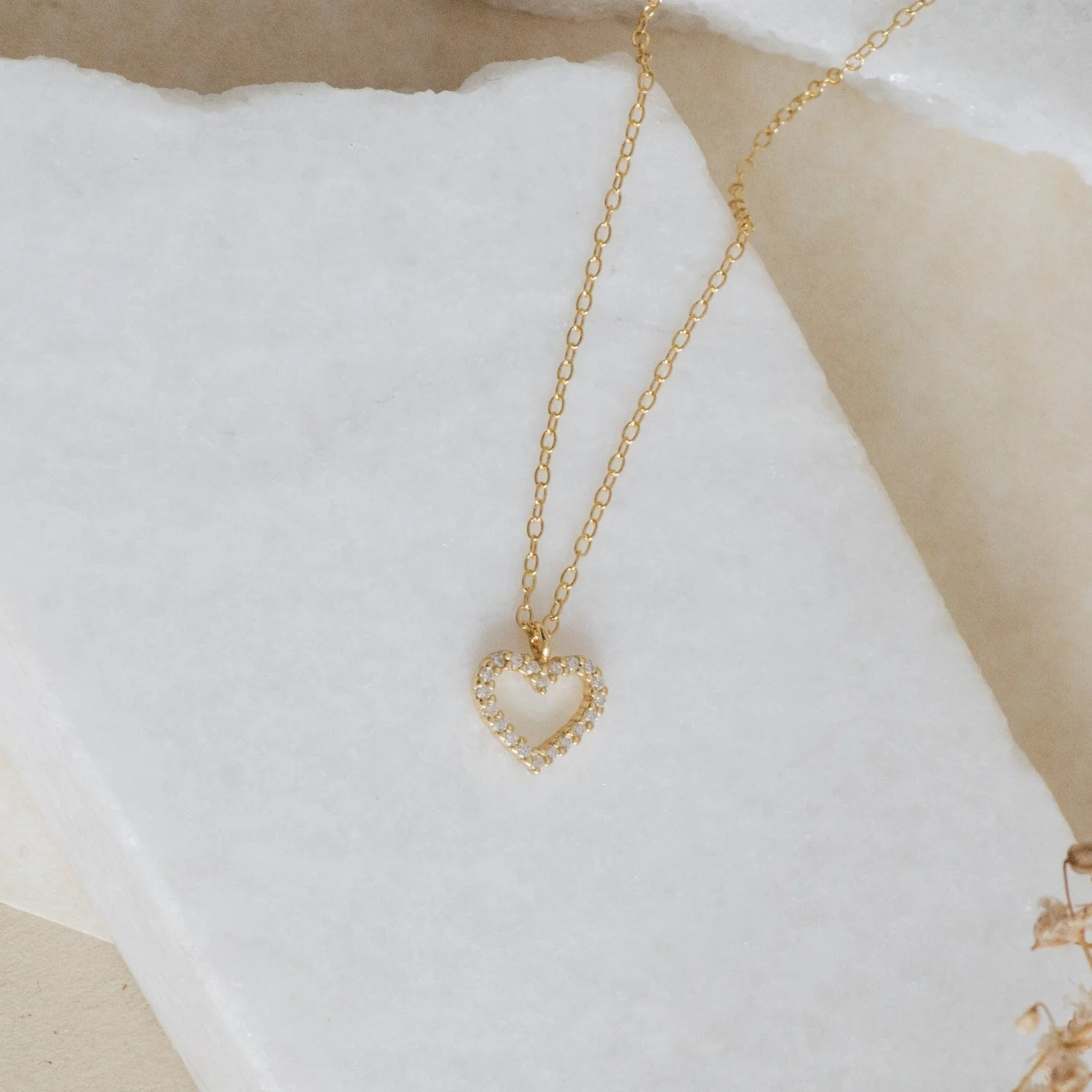 Forever Pave Heart Necklace - Image 3