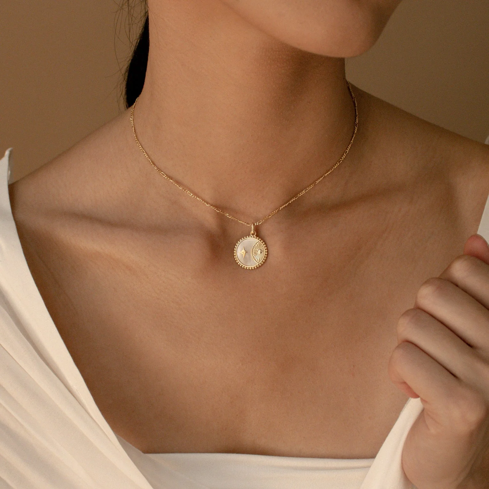Gabi Coin Necklace - Image 2