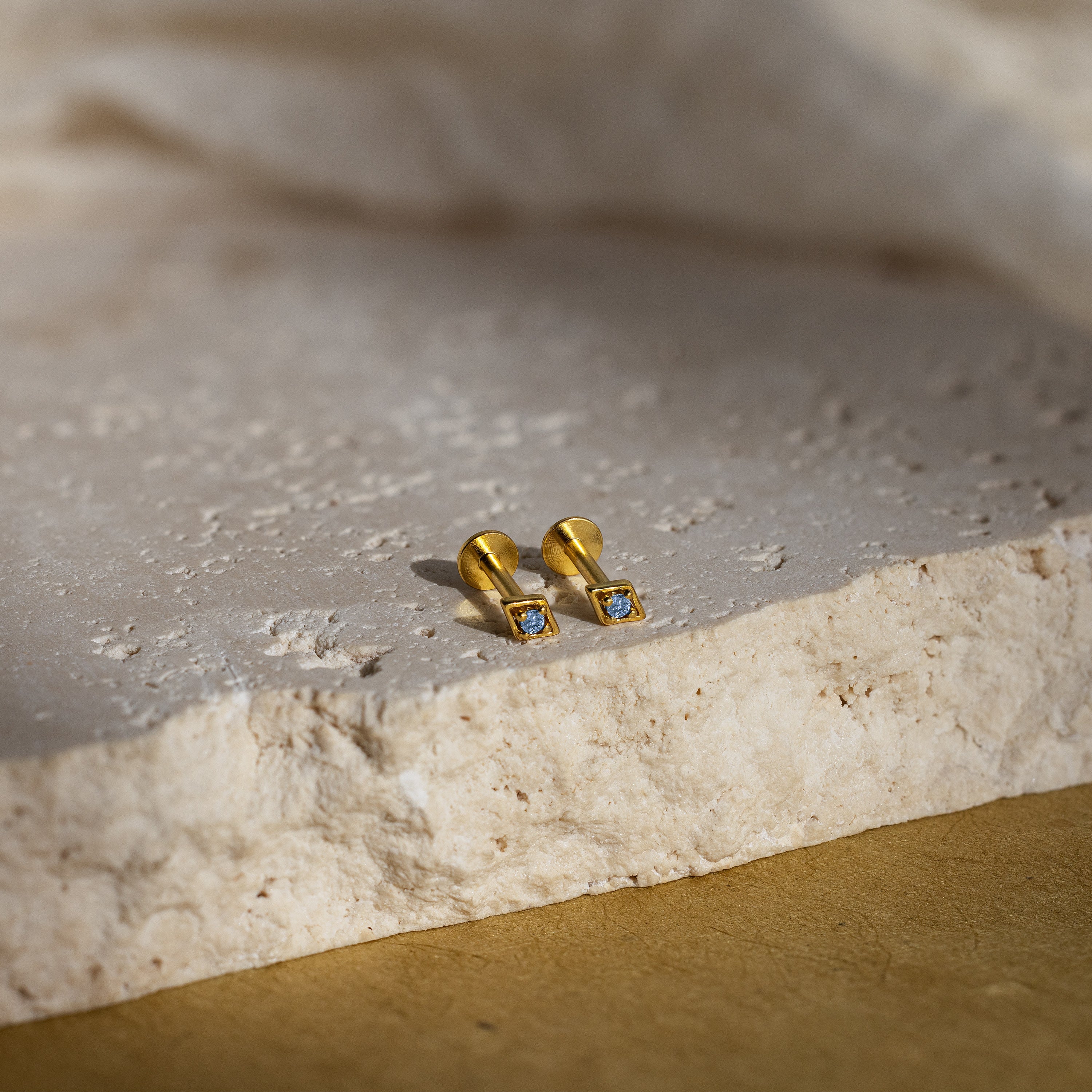 Geometric Birthstone Flat Back Studs - Image 17