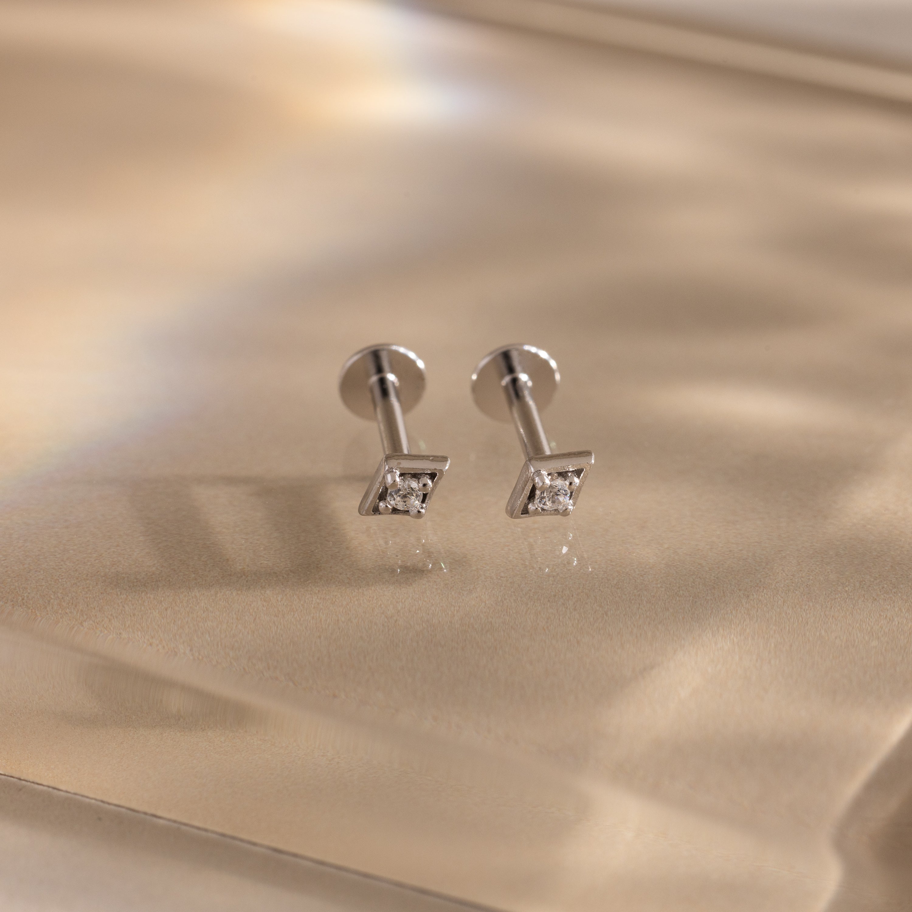 Geometric Diamond Flat Back Studs - Image 3