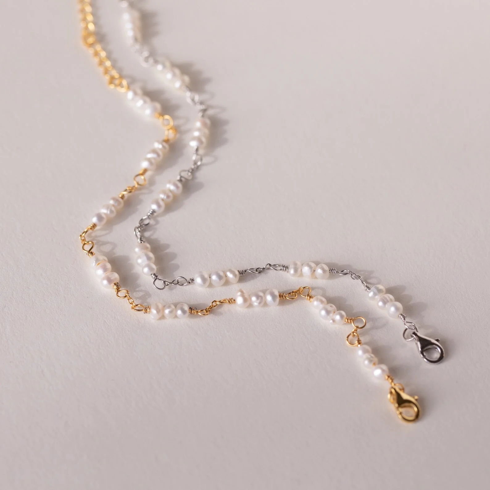 Hali Pearl Station Bracelet - Image 4