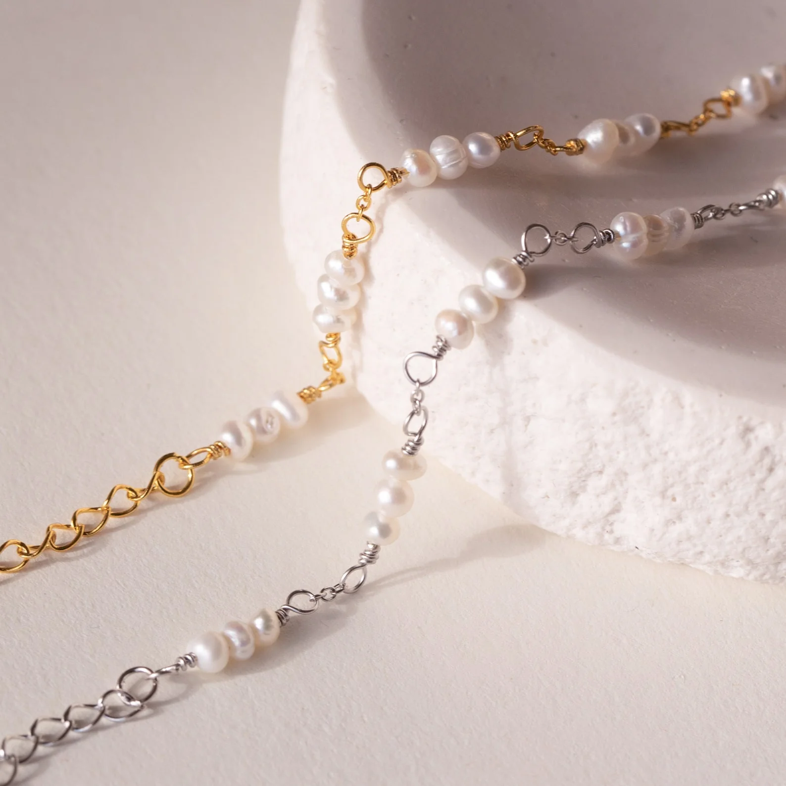 Hali Pearl Station Bracelet - Image 6