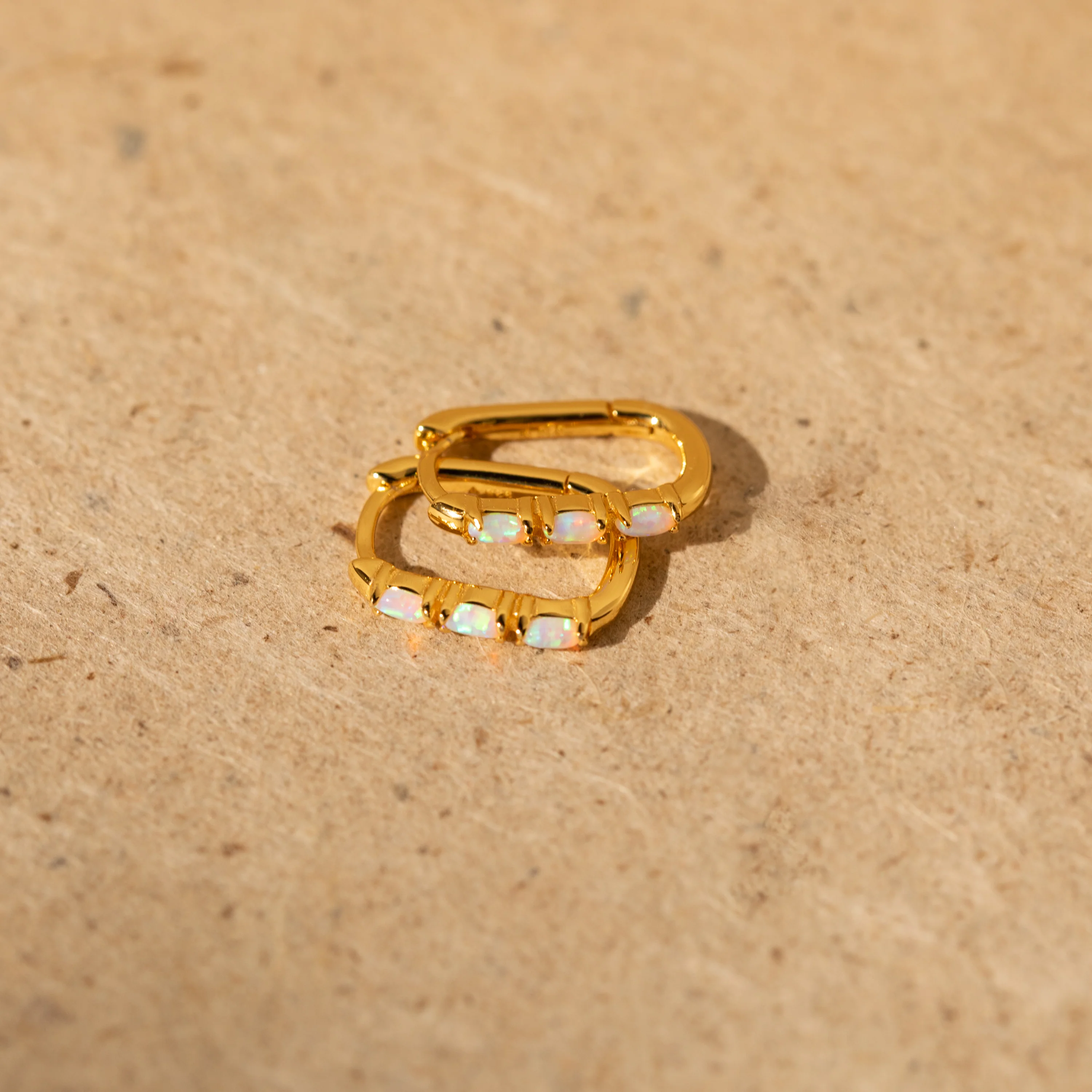 Halo Opal Hoops - Image 3
