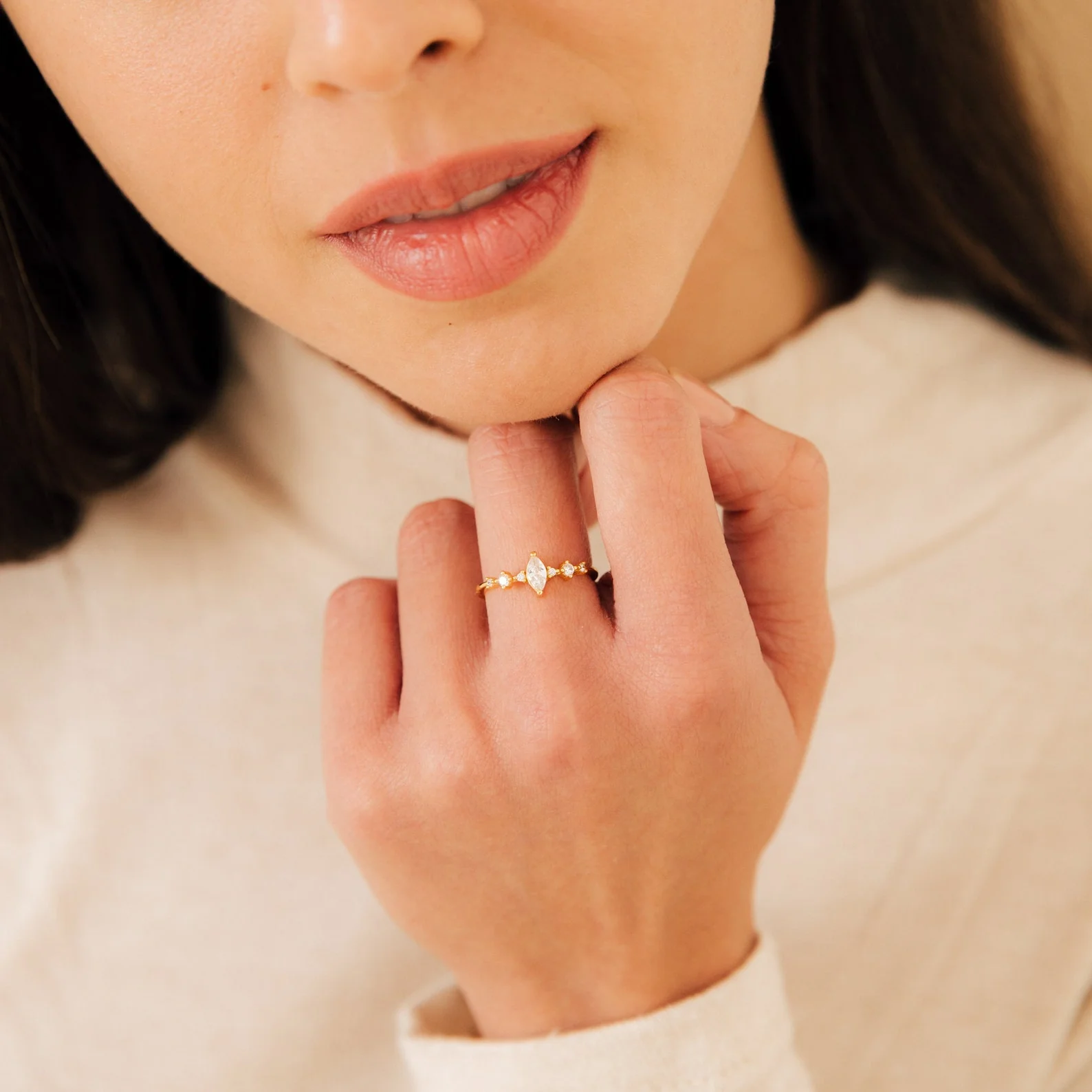 Harlow Diamond Ring in 18K Gold - Image 5