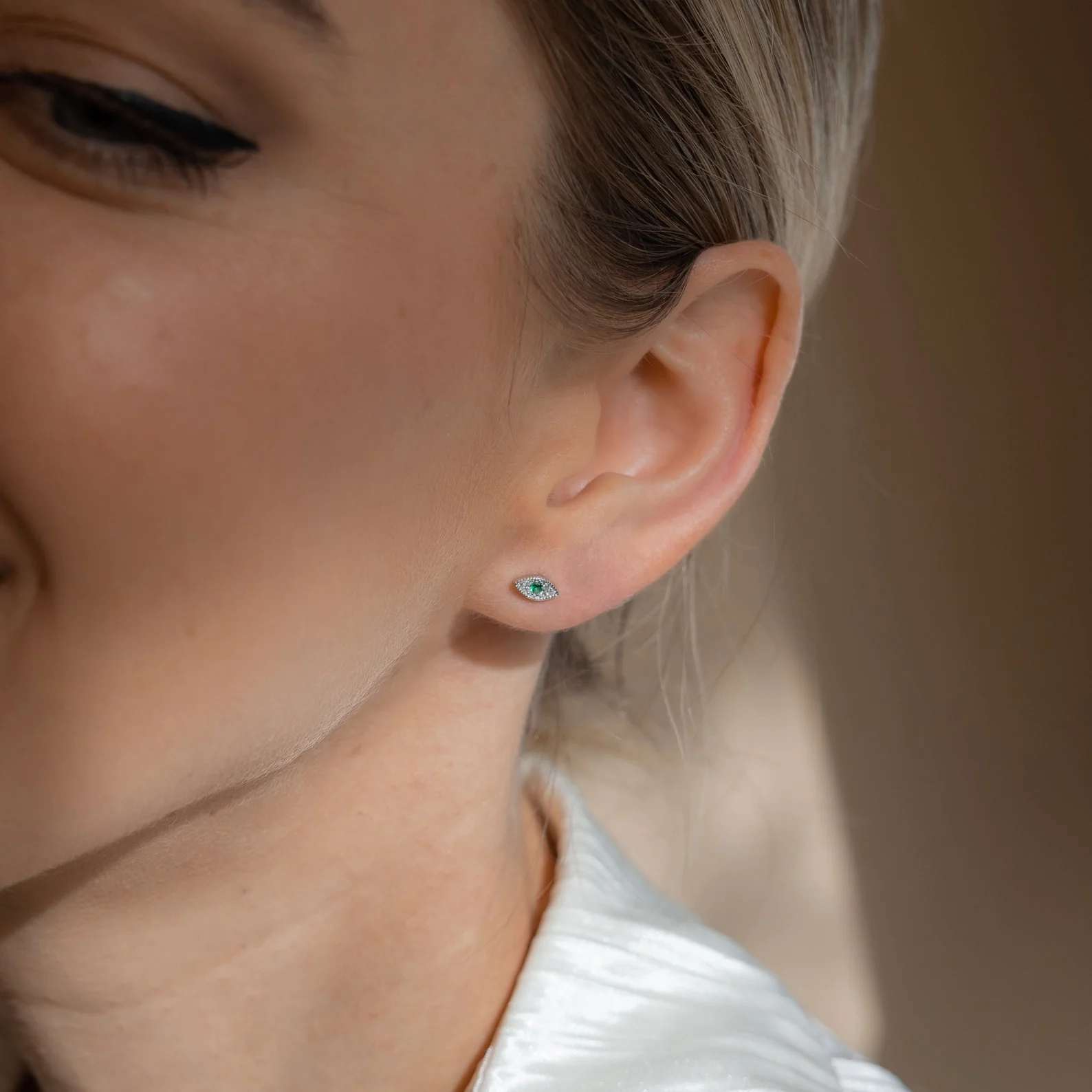 Haven Emerald Eye Studs - Image 5