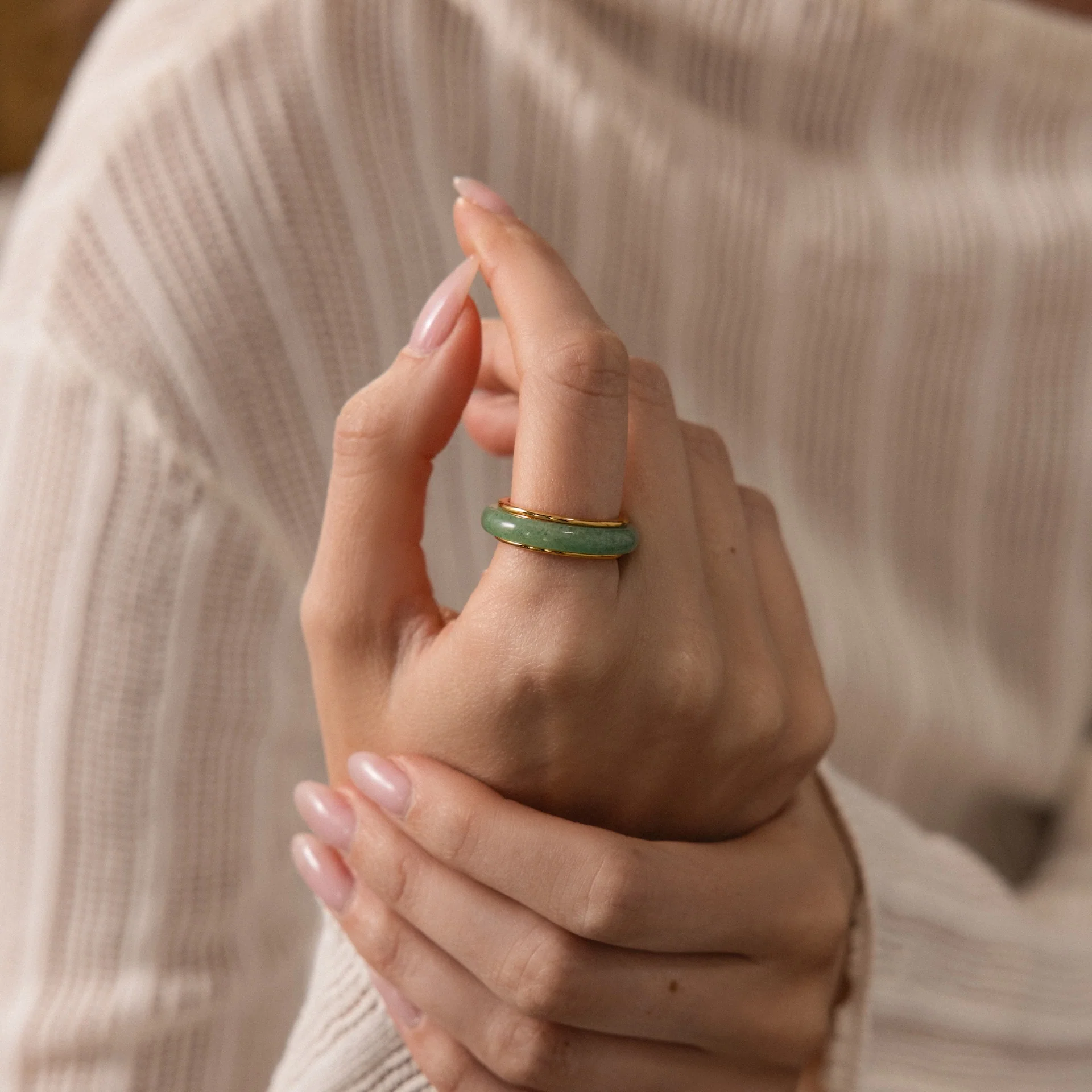 Haven Jade Spinner Ring - Image 4